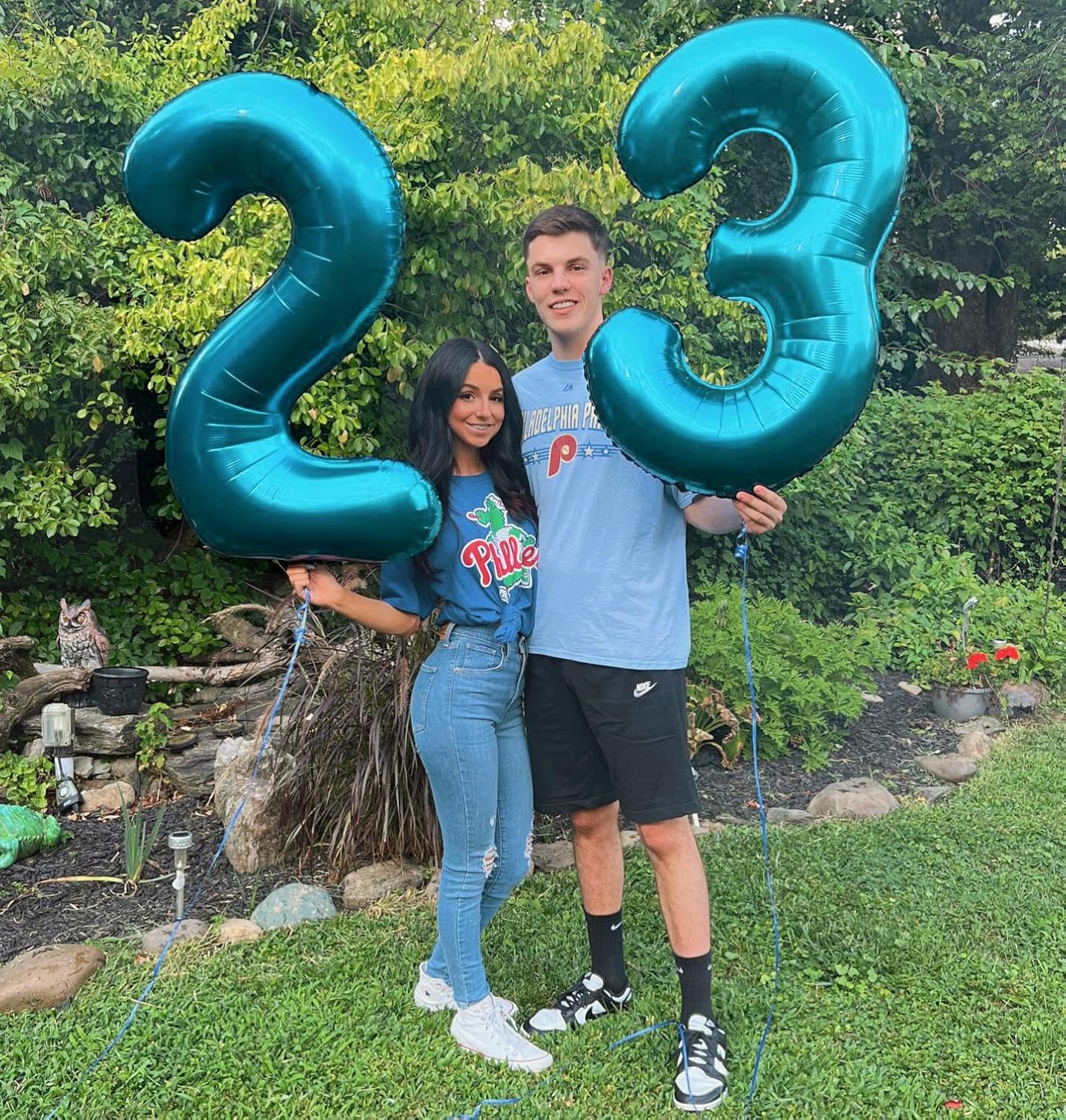 Skiennix Blue Number Balloon - 40 Inch 3rd Birthday Decoration for Kids & Adults | Party Supplies