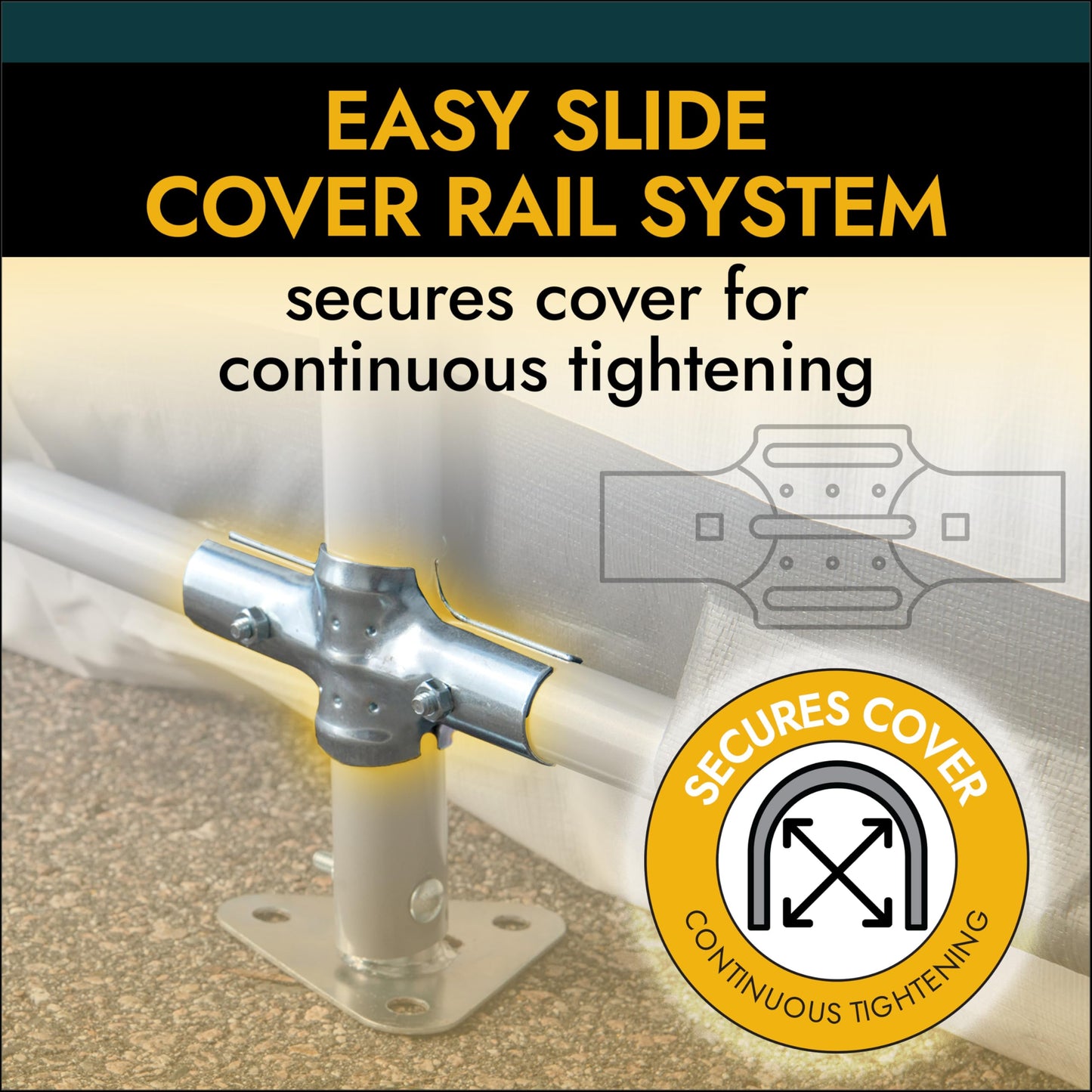 ShelterLogic 74432 Grey 12'x24'x10' Peak Style Shelter