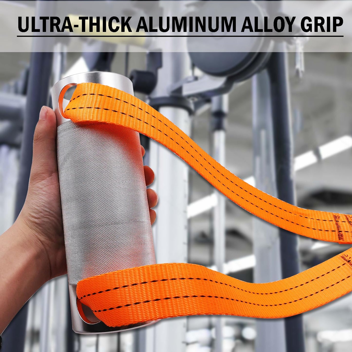 Arm Wrestling Exercise Handle Φ3in Thick Wrist Rolling Grip Wrist and Forearm Exerciser Multi Spinner Workout Handle