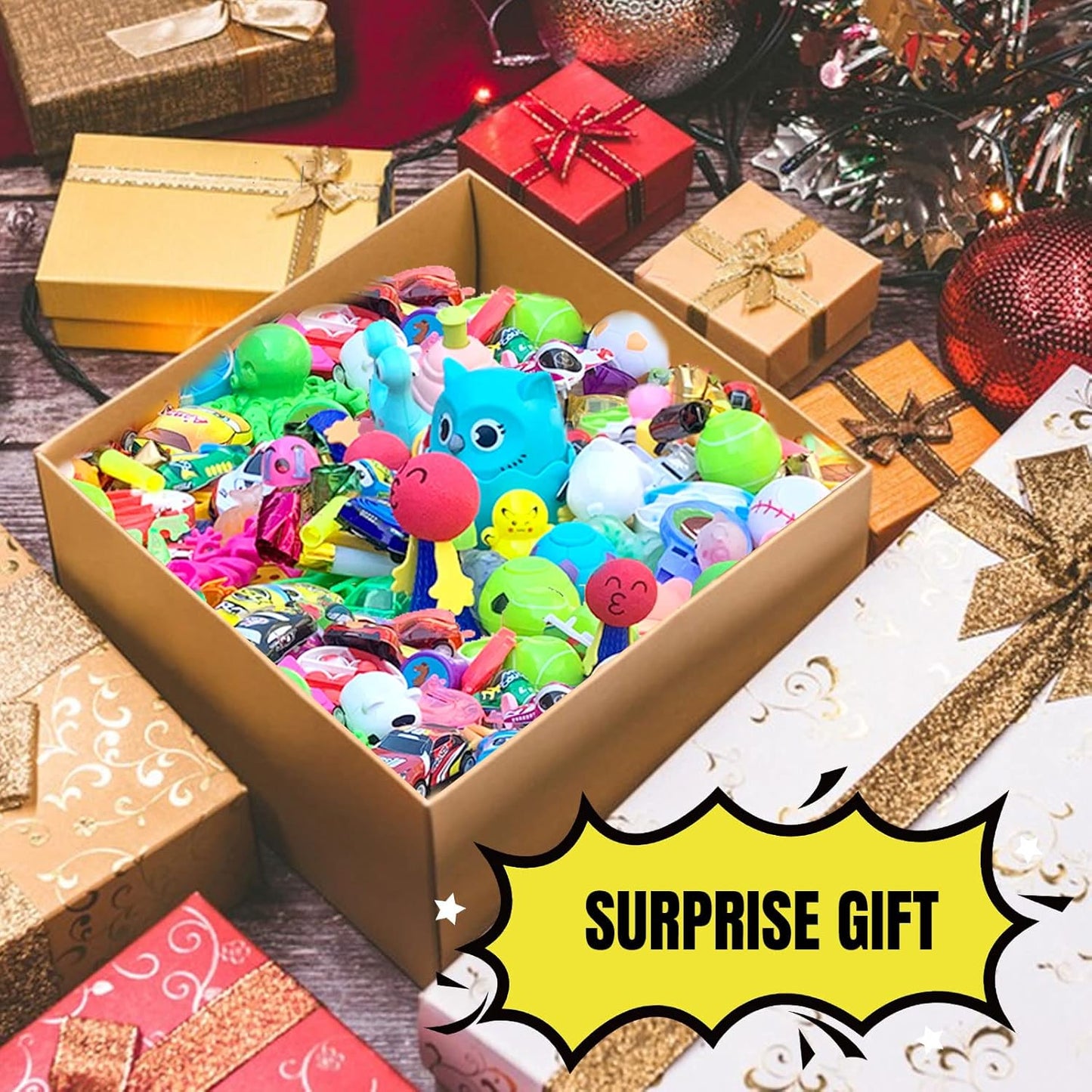 Skiennix Party Favors - 64 Pcs Small Toy Prizes for Kids | Easter Basket Stuffers & Classroom Rewards