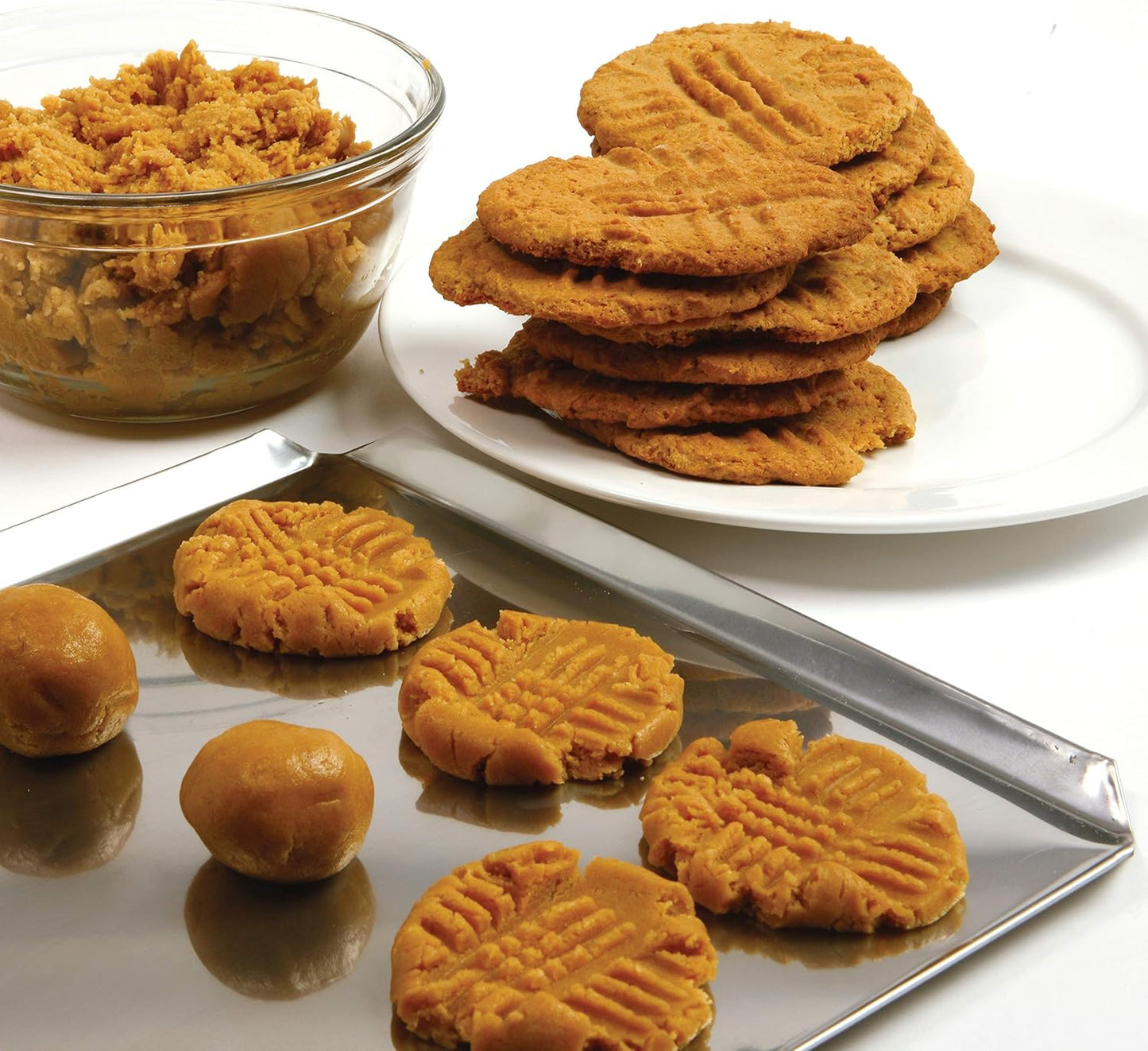 Norpro Stainless Steel Cookie Sheet - 12 Inch x 16 Inch | Durable, Non-Stick Baking Tray