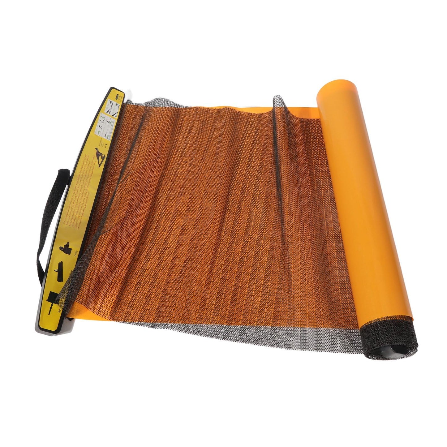 ZAICOLER Exercise Slide Board, 2 Meter Multifunctional Sliding Board for Workout Training with PE PP EVA Material, for Indoor Outdoor Fitness Strength Balance Speed Training Orange