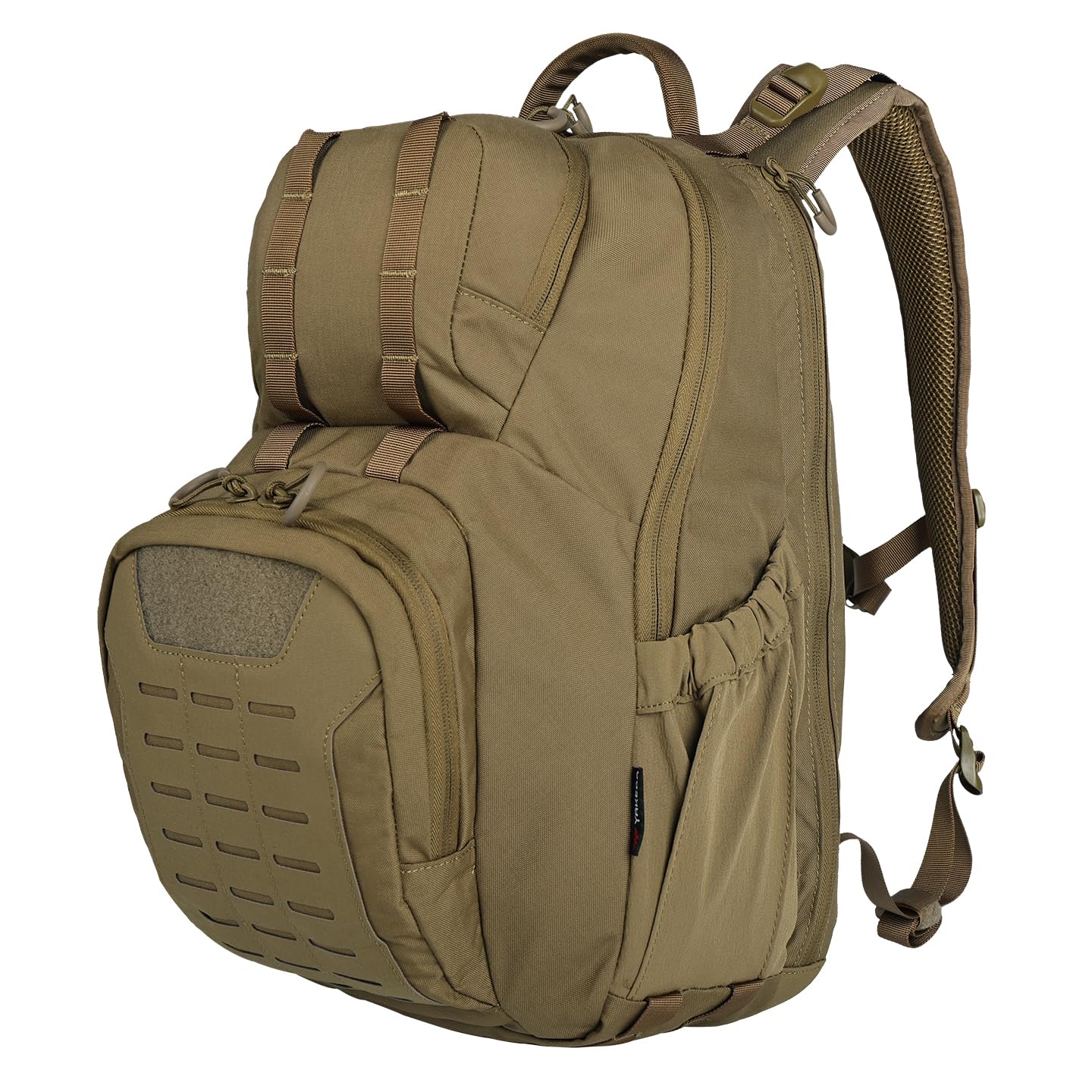 BOMTURN Military Tactical Backpack, Small Army Molle Bag 2 Day Assault Pack 20L with Bottle Holders