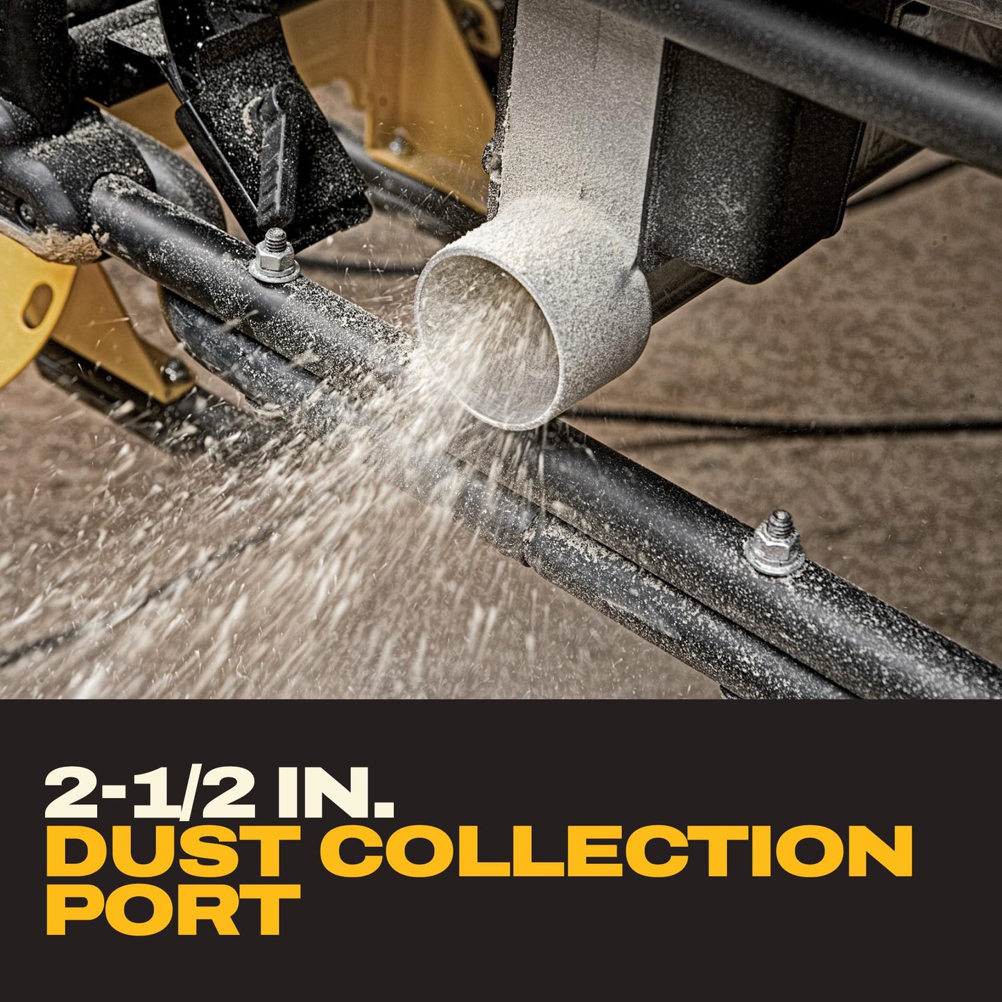 DEWALT Table Saw 10 Inch with Foldable Rolling Table Saw Stand, 15 Amp, 4800 RPM, 32-1/2-Inch Rip Capacity (DWE7491RS)