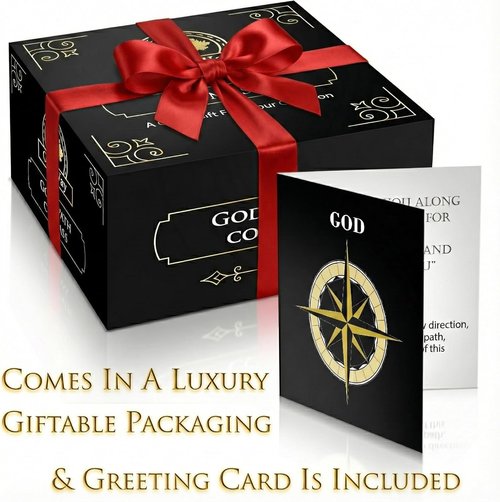 God's Path Compass - Inspirational Communion & Confirmation Gift for Boys | Baptism & Graduation Present