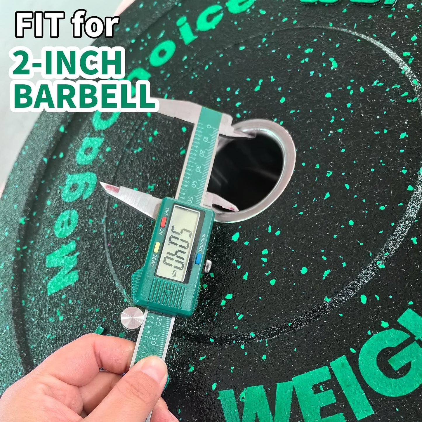 140LB Bumper Plates - 2-Inch Rubber Weight Plates for Precision Strength Training, Multiple Options Weights for Barbell, Gym Barbell Weight Set for Home & Commercial Use, 35LB*4