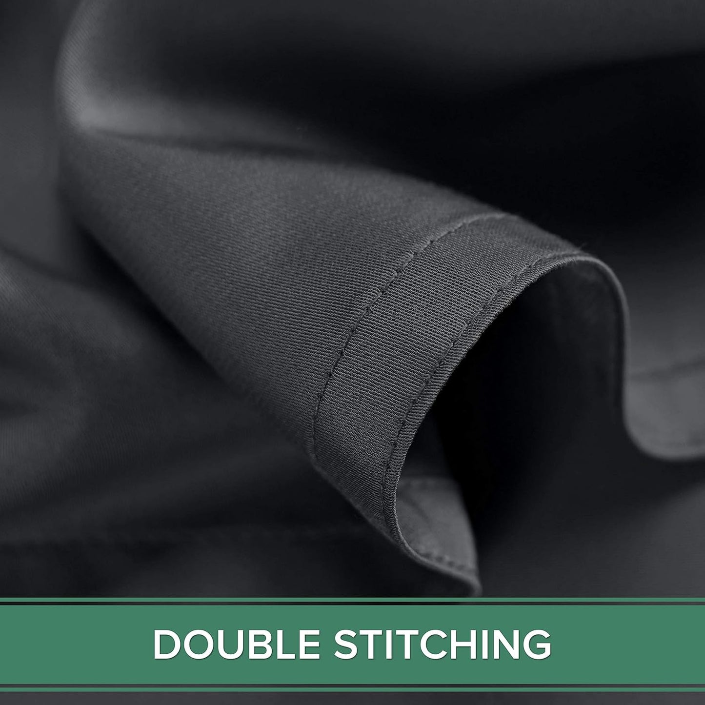 Pure Bamboo Split King Sheets - 100% Organic Viscose Bed Sheet Set, Soft & Cooling, Charcoal