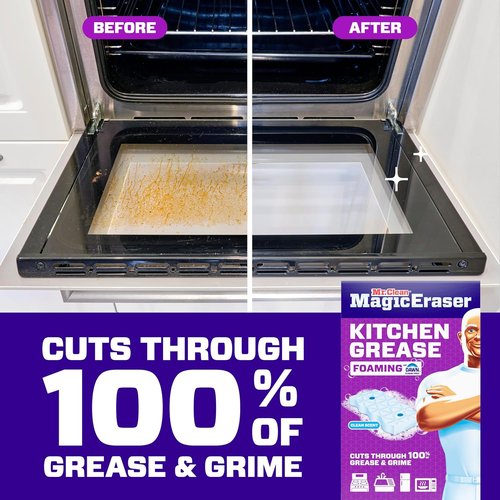 Mr. Clean Magic Eraser - Foaming Sponge with Dawn Cleaning Power for Kitchen Grease | 6 Count