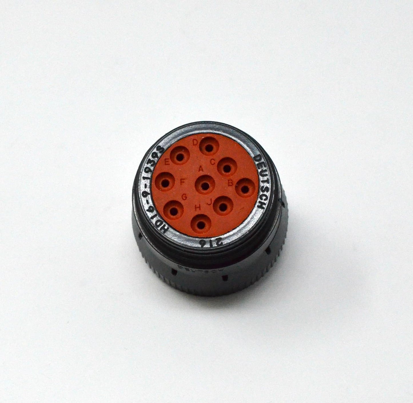 Deutsch HDP10 9-pin J1939 14-16 Female SAE Diagnostic Connector kit, AWG Stamped Contacts (Made in USA)