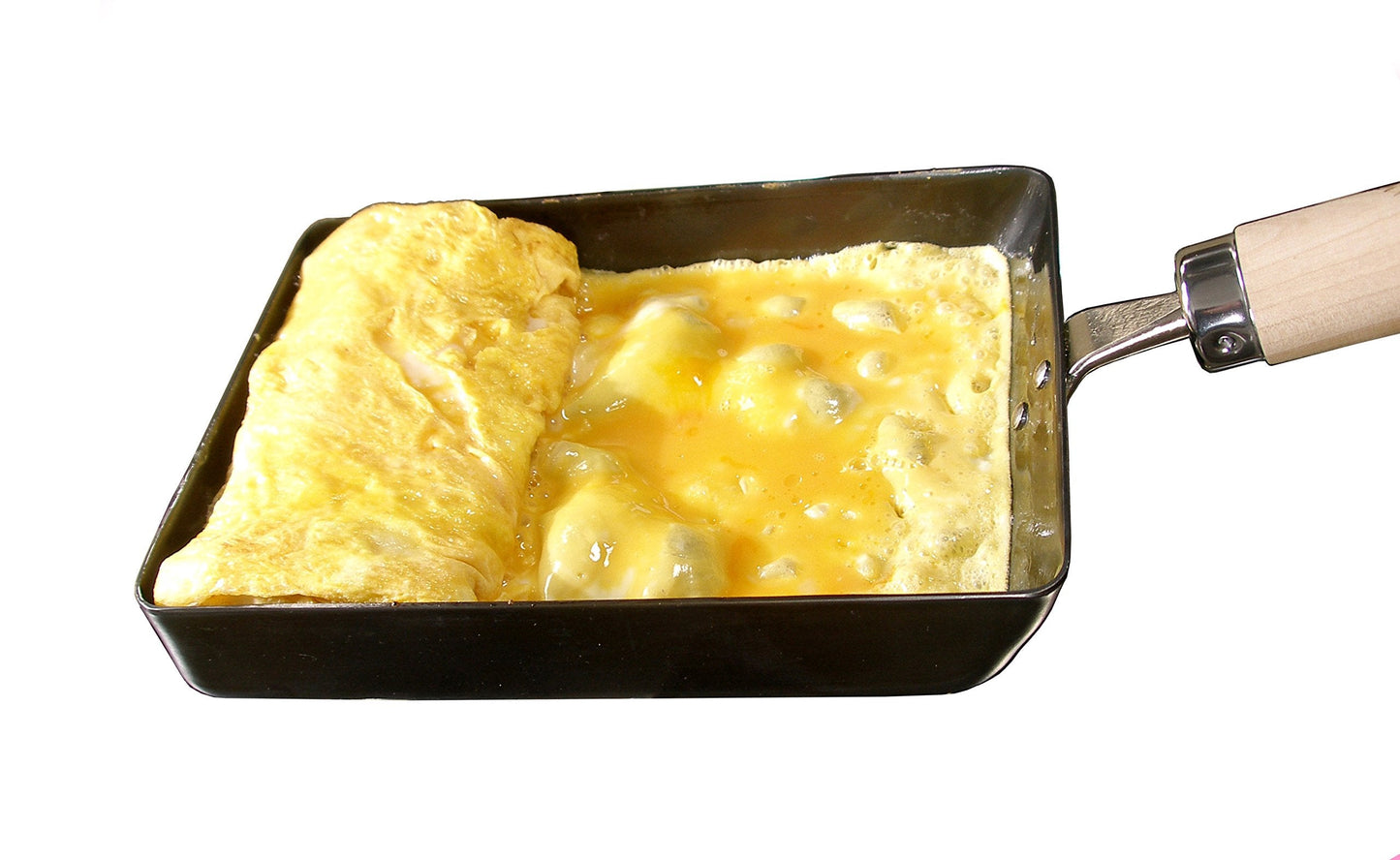 River Light Egg Pan, Iron Frying Pan, Extreme Japan, Large, Induction Compatible, Made in Japan