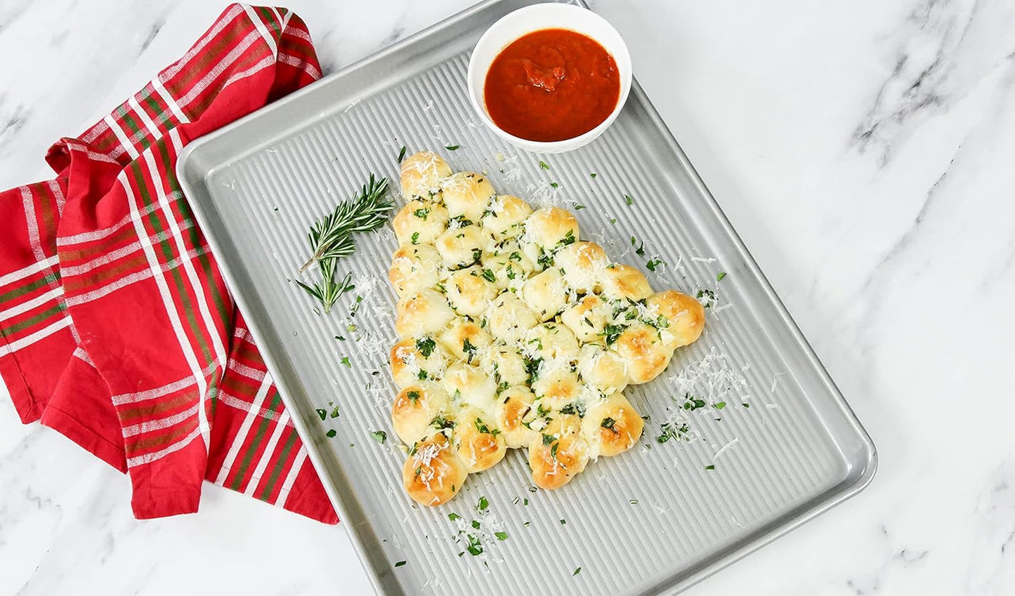 USA Pan Bakeware Nonstick Half Sheet Pan - Durable Aluminized Steel Baking Sheet | Perfect for Cookies & Roasting