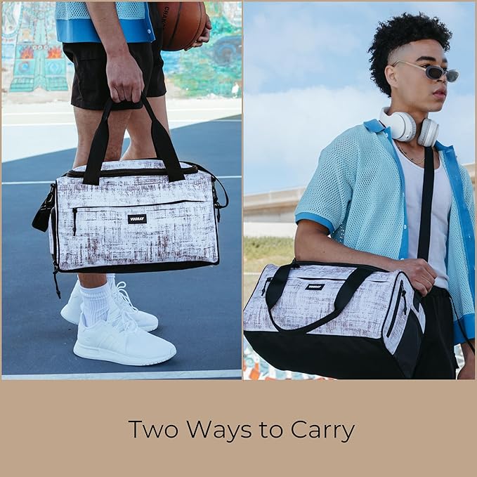 Vooray 22L Boost Duffle Bag – Small Gym Bag for Men and Women, Lightweight Travel Duffel with Shoe Compartment, Durable Sports Tote for Fitness, Training, Overnight Use, and Weekend Trips