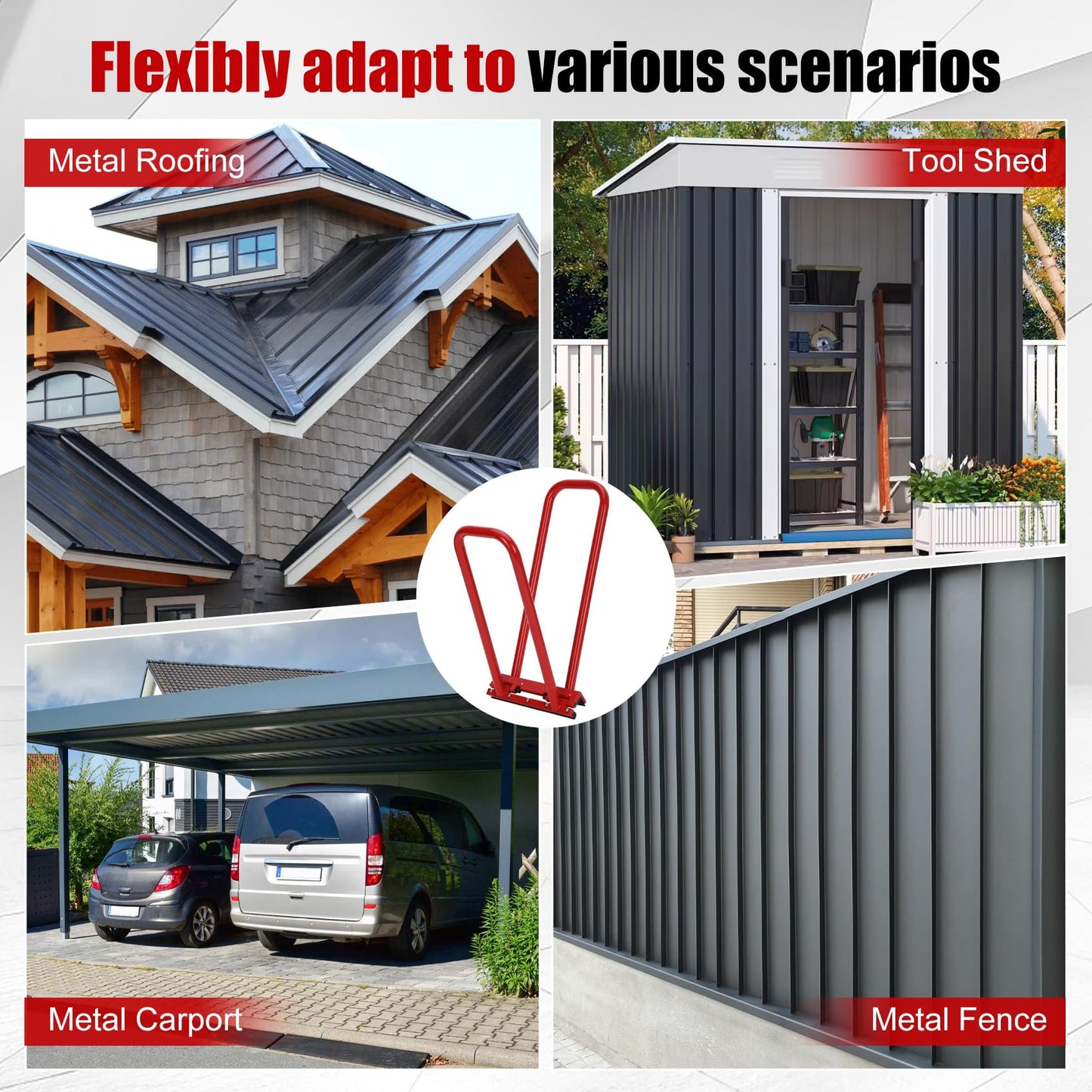 Hand Seamer FSHS1-1.5" Verticle Seams Standing Seam Roofing Tool Metal Sheet Metal Hand Seamer Metal Roofing Standing Seam Mechanical Lock Tool-Manual stitching tool for protecting paint surface