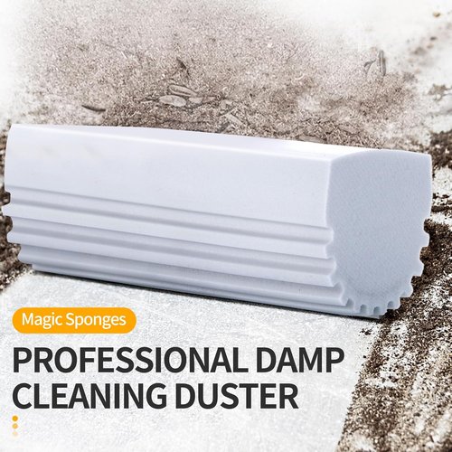 COBETE Damp Clean Duster Sponge - Reusable Magic Eraser for Household Cleaning | 4-Pack Multi-Color Set