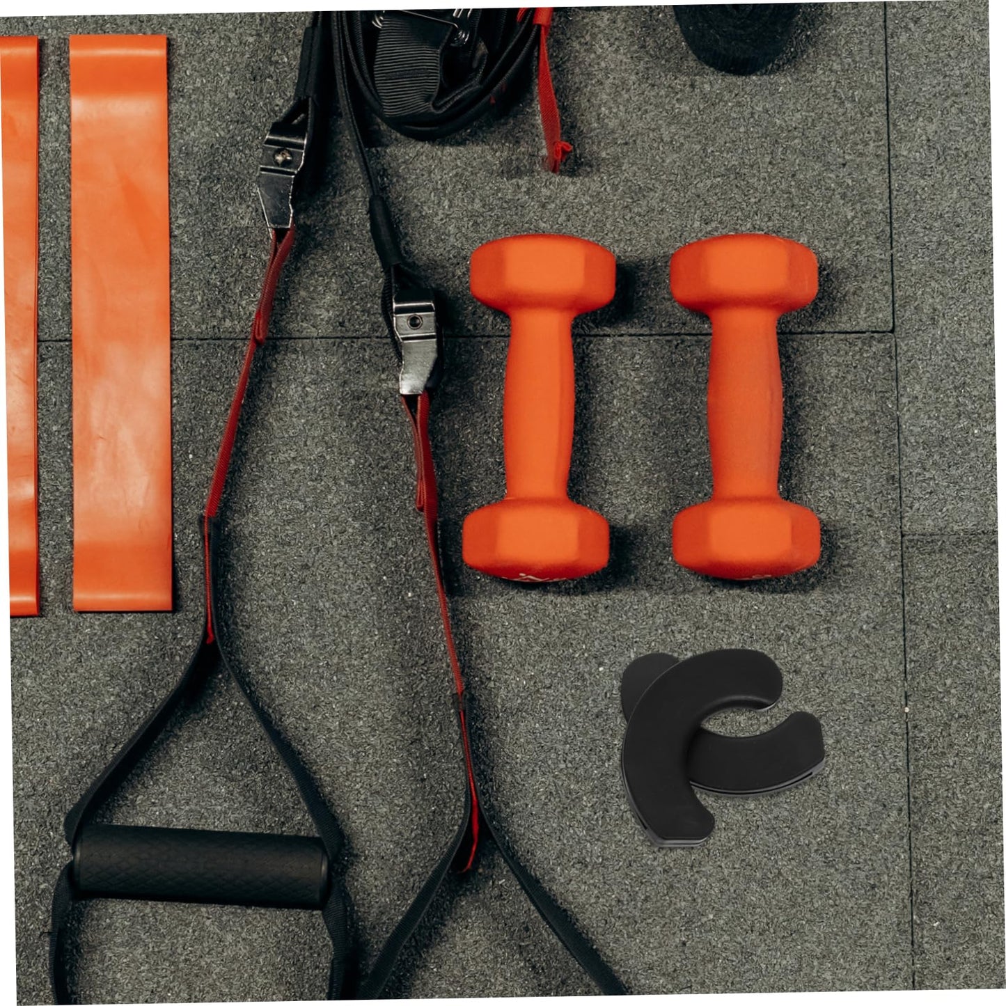 Toddmomy 20pcs Dumbbell Rest Portable Workout Equipment Fitness Accessories Floor Protector Mat Dumbbell Grips Fitness Tool Rubber Shockproof Pad Useful Dumbbell Holder Workout Tool Cushion
