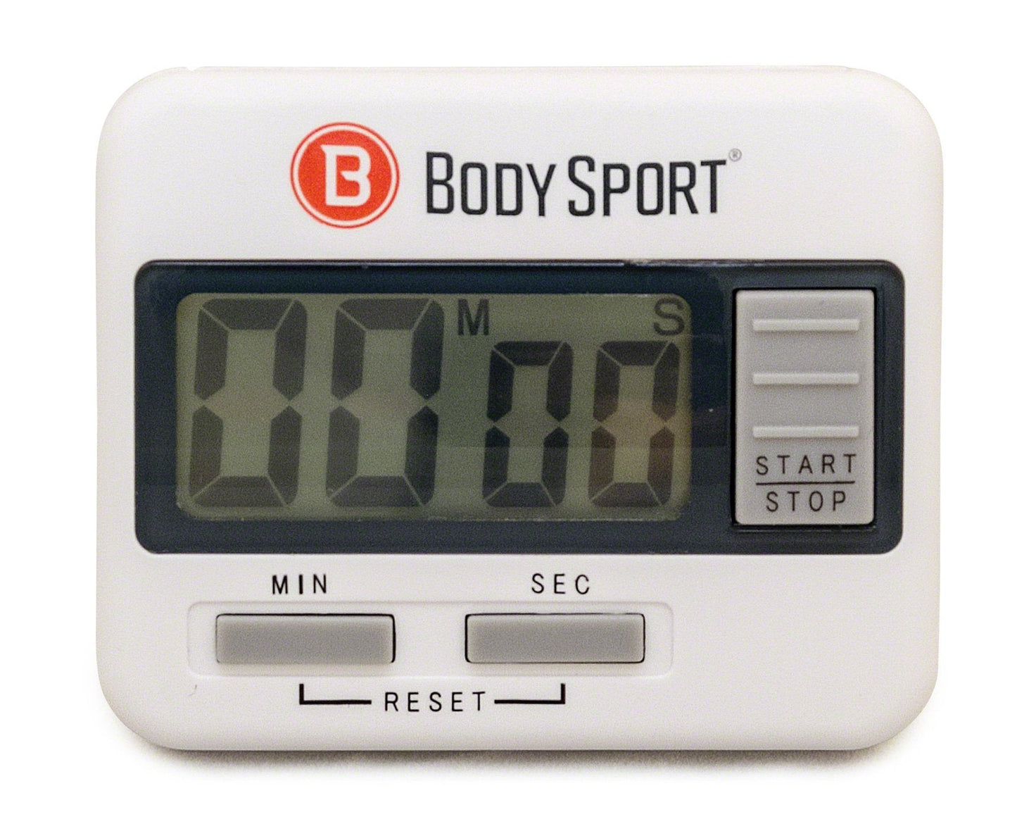 Body Sport Digital Timer Stopwatch for Fitness & Exercise Routines - Easy to Use, Battery Operated, Multifunctional Time Tracker for Home, Gym, Kitchen, Classroom, and Office Settings