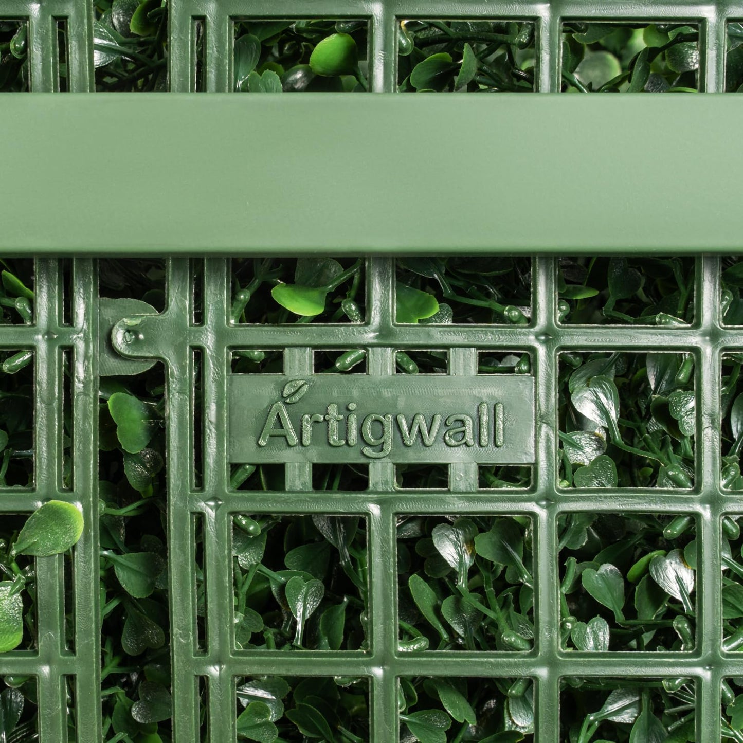 Artigwall Artificial Hedge Wall, Boxwood Grass Panels with Planter, Fake Greenery Divider Fence for Outdoor Patio,60Lx48Hx14D