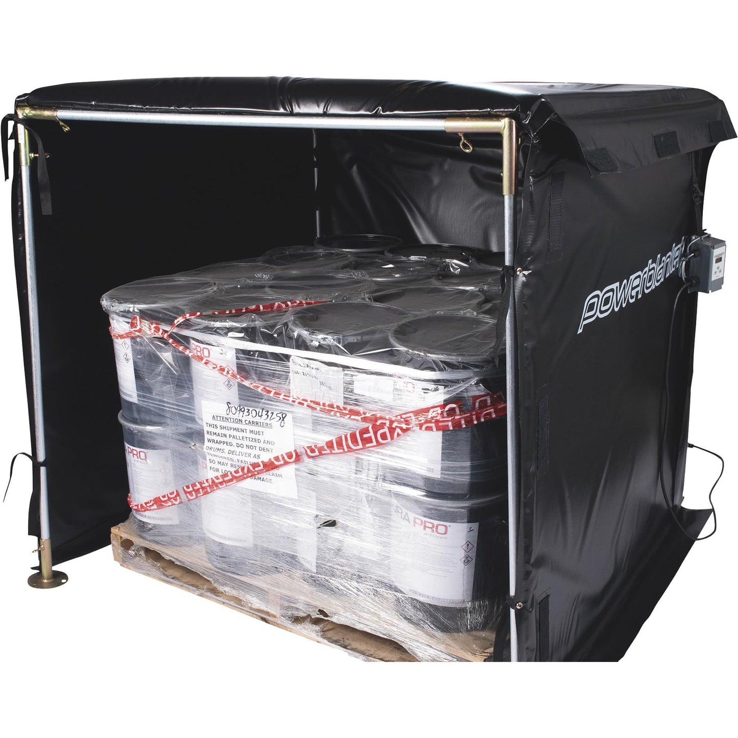 Powerblanket HB64PRO-1440 Bulk Material Warmer, Hot Box Heater, 64 cu. ft. Heated Space, 1440W, 120V, Black