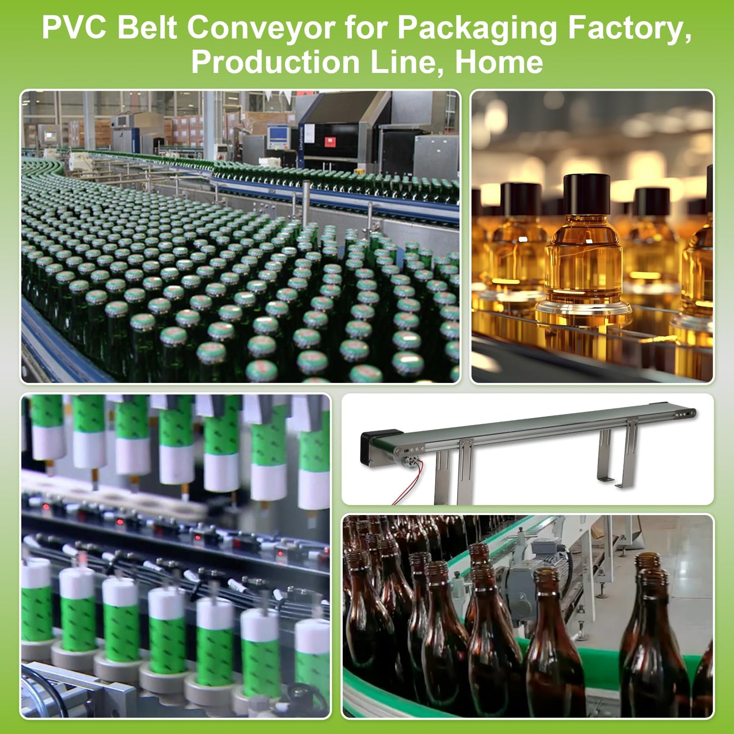 Belt Conveyor 39 inch, Ddjustable-Speed Small Conveyor Belt, Desktop PVC Bonveyor Belt with Built-in sensors, Easy to Assemble, 39 inch Conveyor Velt for Production Lines, Laboratories, Homes