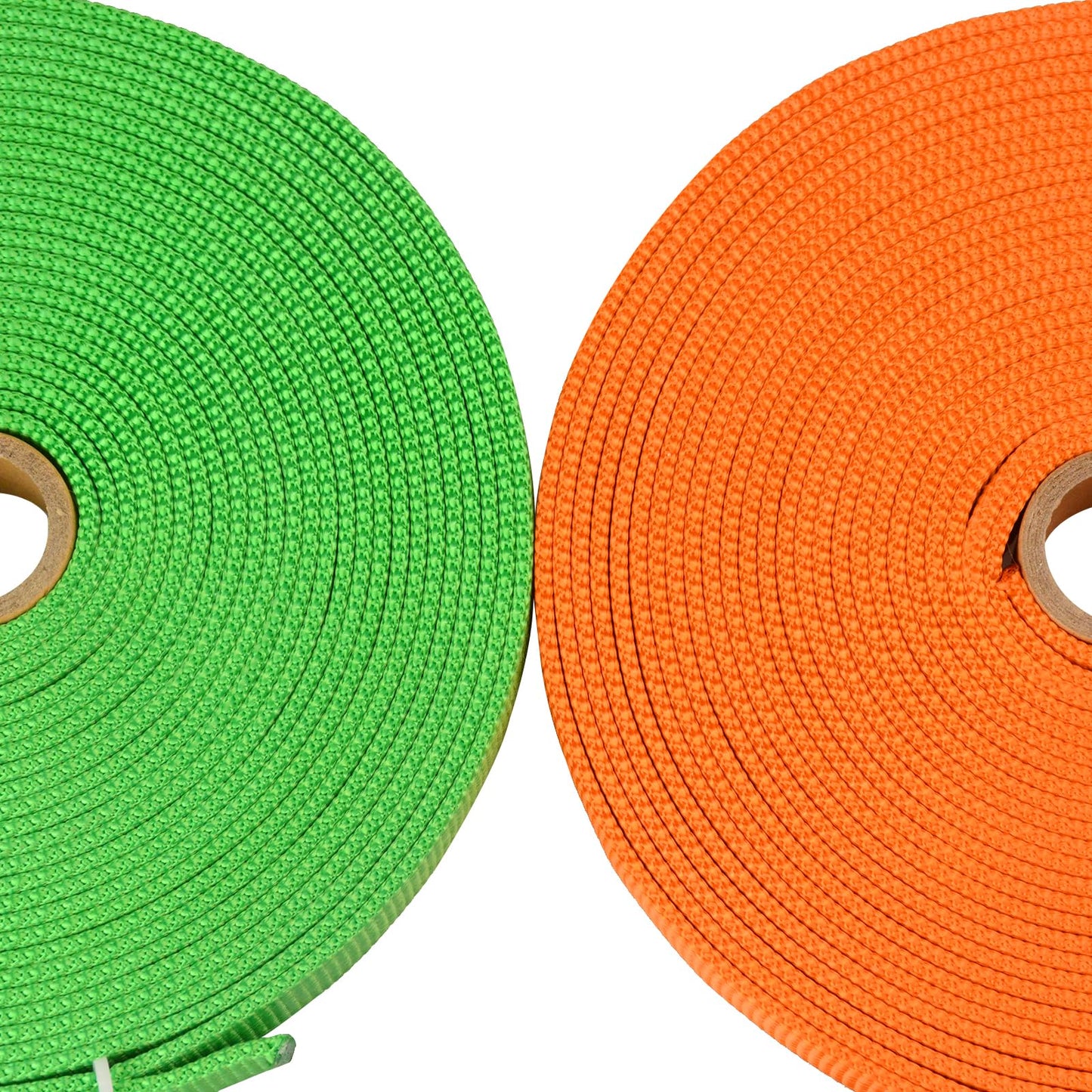 SEPEAK 1 inch Nylon Tubular Webbing, 20kN/4500 lbs, Heavy Duty Climbing Strap for Rescue, Outdoor Climbing, Firefighting, Rigging, Ziplining, Anchoring,Hanging,1pc,Orange,1 Yard