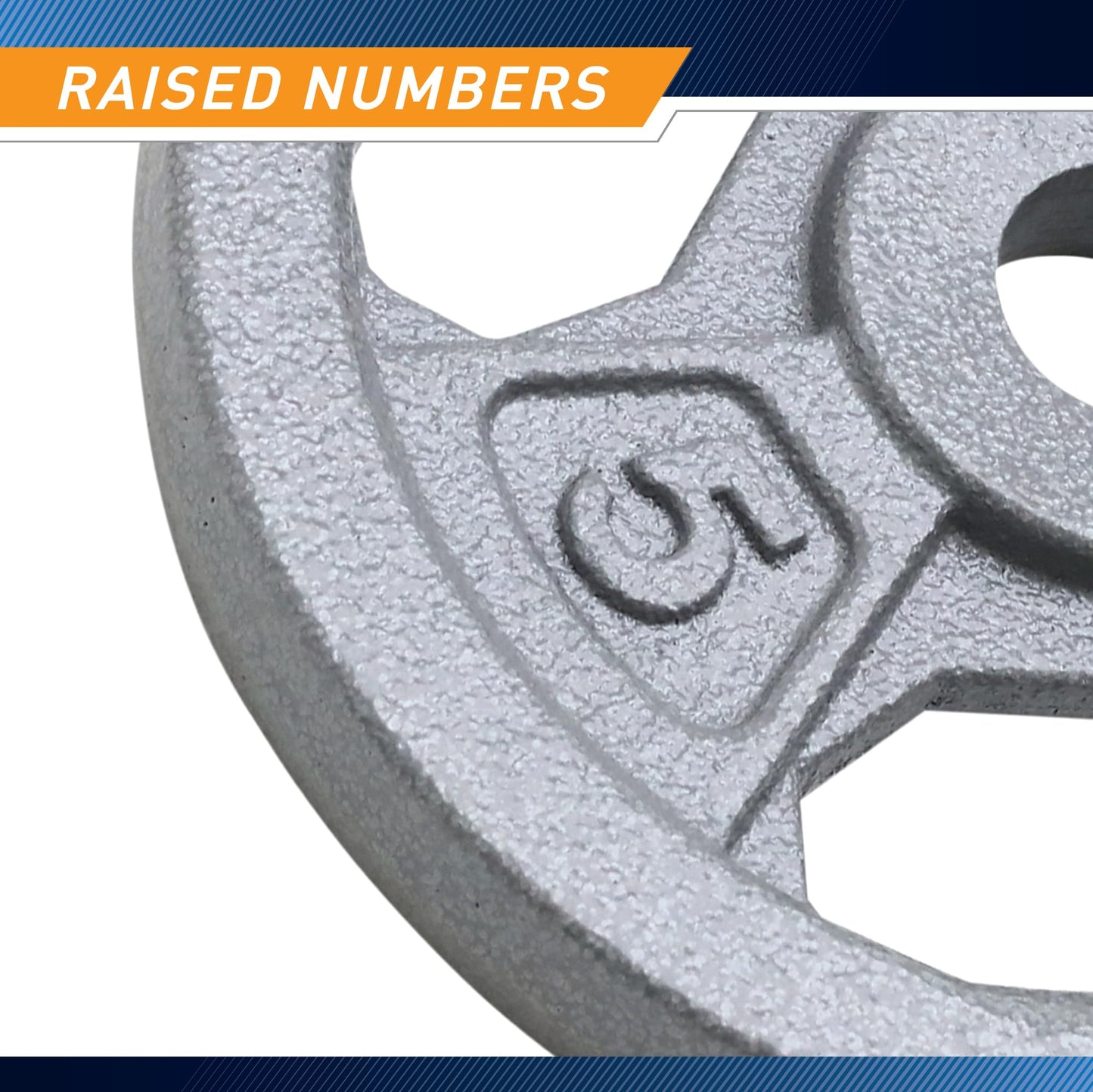 Marcy Cast Iron 5lb 1" Standard Grip Plate - B5G-5505