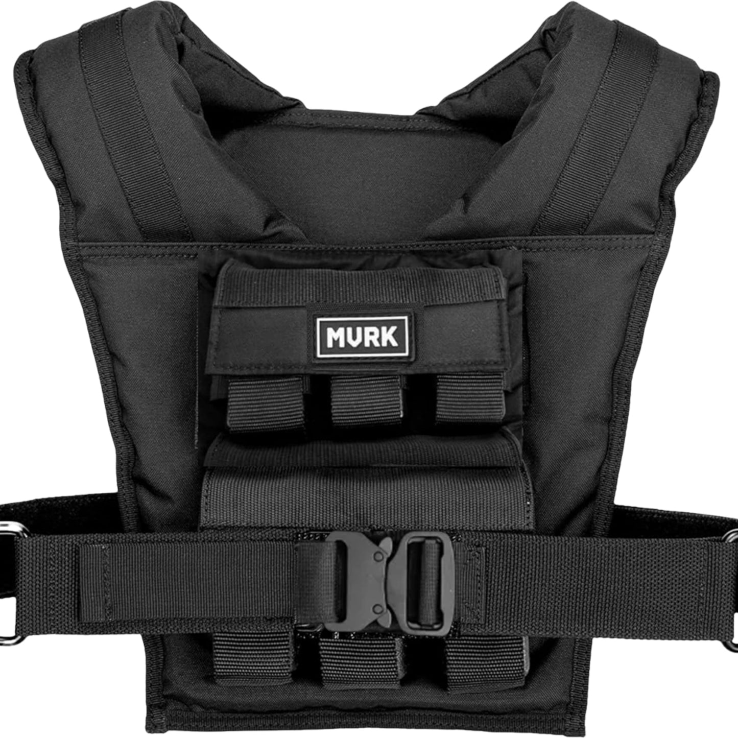 MVRK Adjustable Weighted Vest Men 28 lbs - Weighted Workout Vest With Iron Weights, Heavy Duty Weighted Exercise Vest For Functional Training, Slim Design Weighted Running Vest, Weight Vest for Men