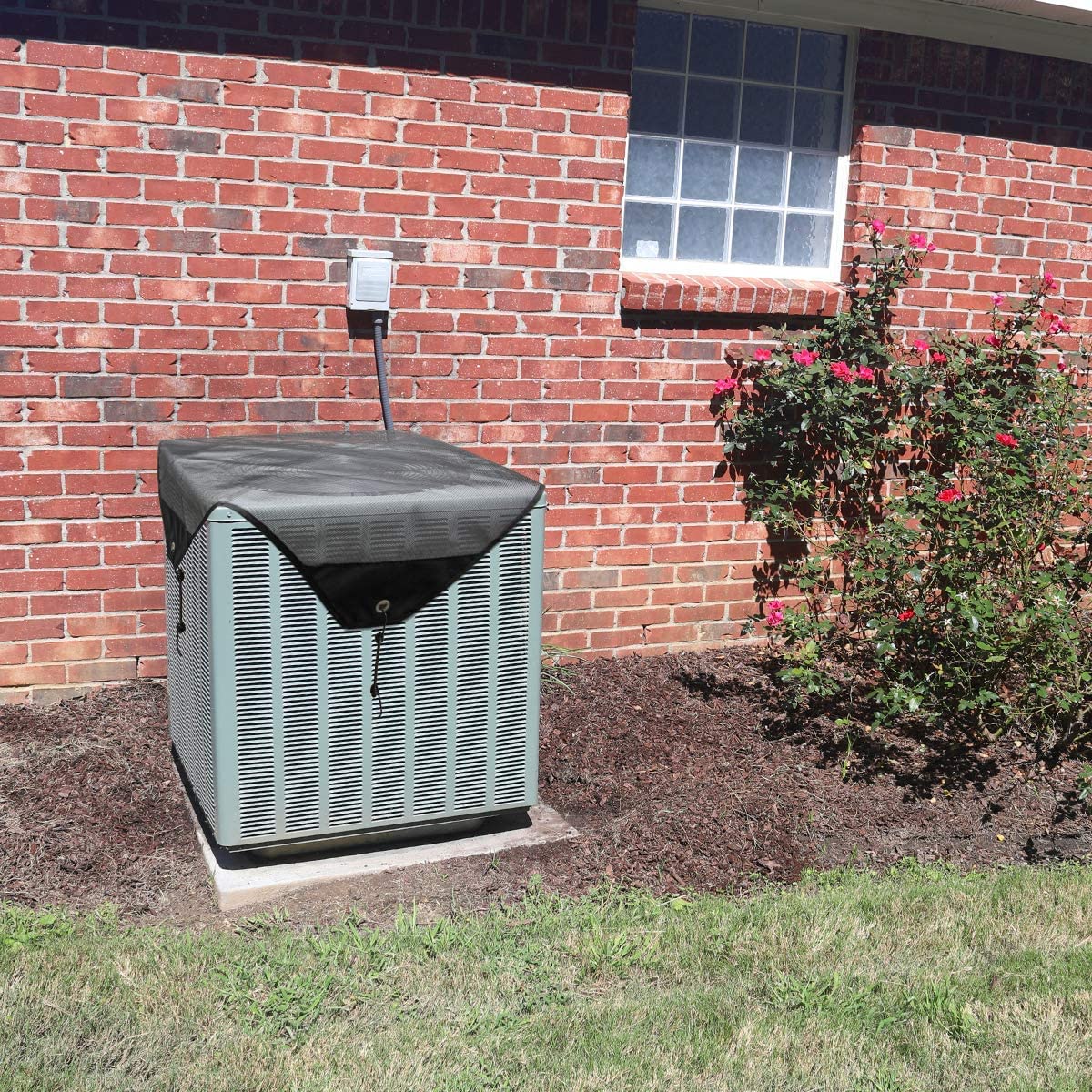 StarJungle Central Air Conditioner Cover for Outside Units 40" x 40" - Durable AC Cover for Outside Unit, Leaf Guard Mesh (40" x 40")