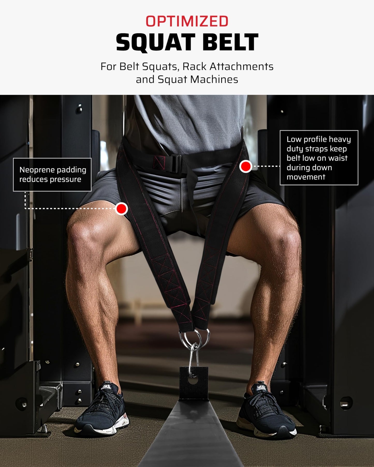 THEFITGUY Sprint & Lower Body Power Bundle – Coach Resistance Belt and Squat Belt