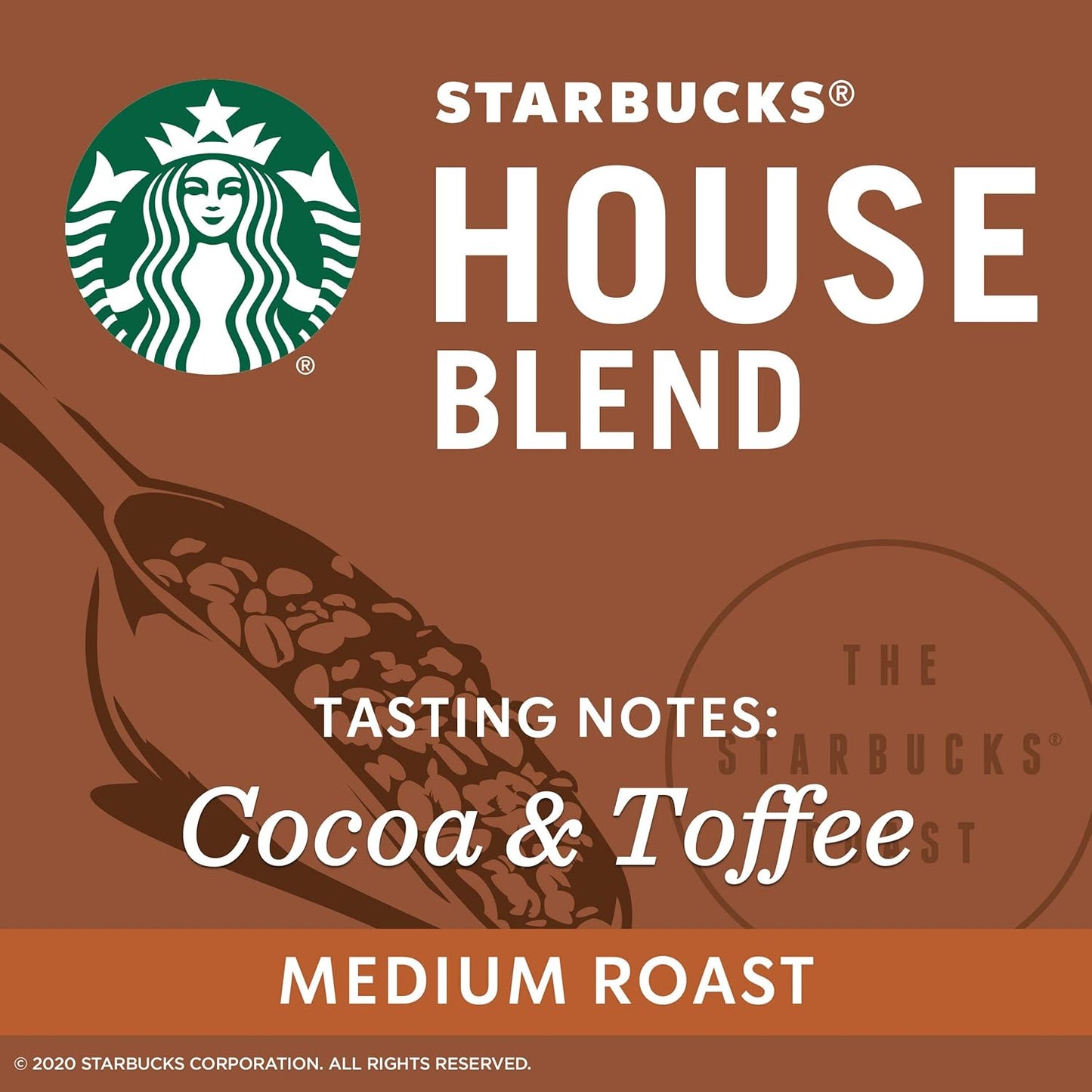 Starbucks Medium Roast Ground Coffee - House Blend - 100% Arabica - 28 oz. Bag