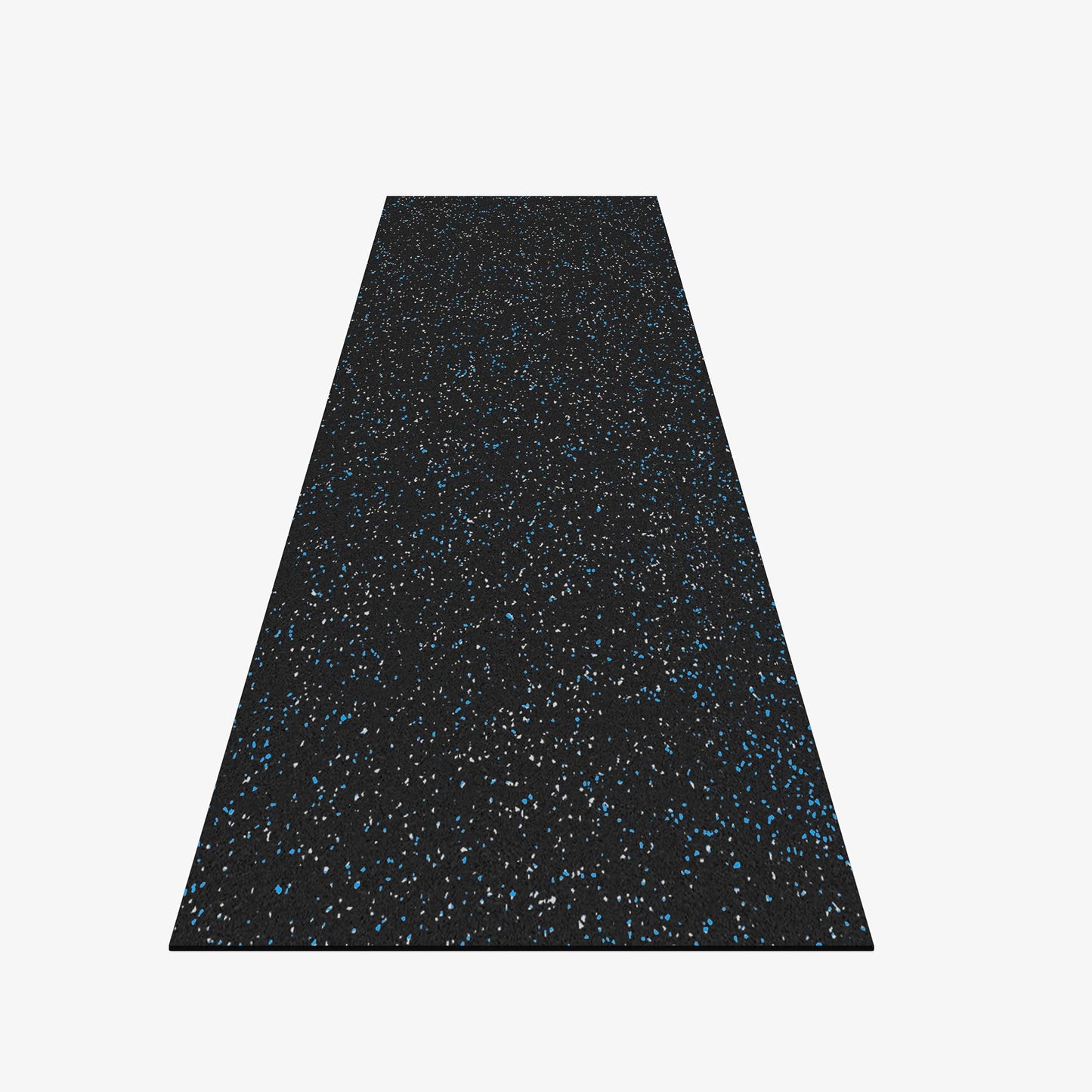 Flooring Inc 1/4" Tough Rubber Flooring Roll | Flexible Recycled Rubber Gym Floor Mats for Home Gym | Heavy Duty Rubber Mat for Home Gyms, Sheds, Horse Stall Mat or Trailer | 4’x10’ | Blue/Gray
