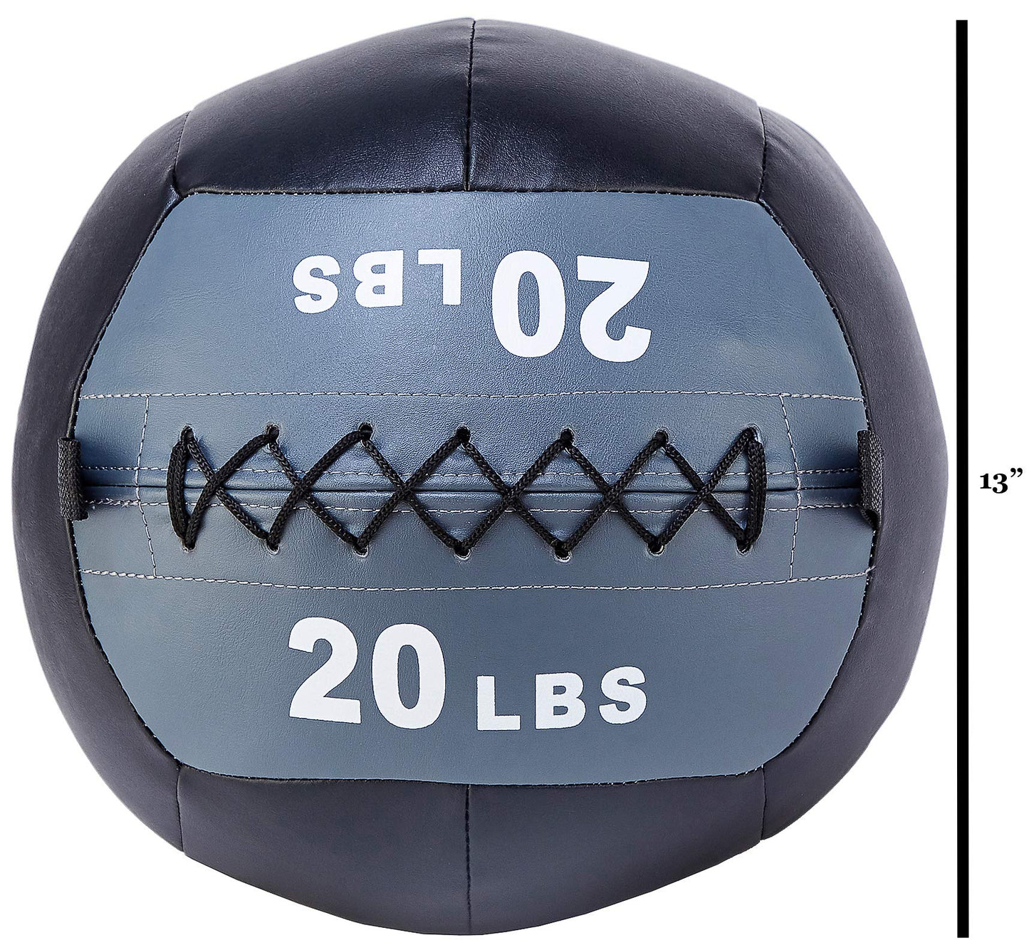 Fitvids Workout Exercise Fitness Weighted Medicine Ball and Wall Ball, 20 Pounds