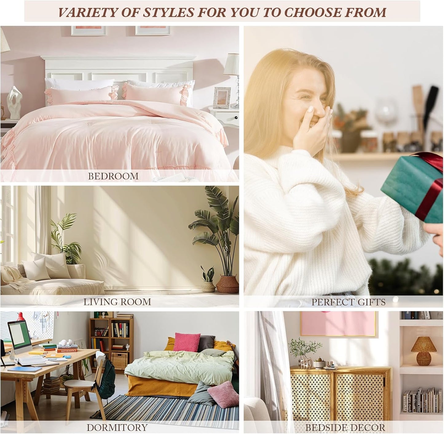 Shescrzionu 4 PCS Coquette Room Decor - Pink Bow Aesthetic Wall Art for College Girls | 10x8 Inch Set
