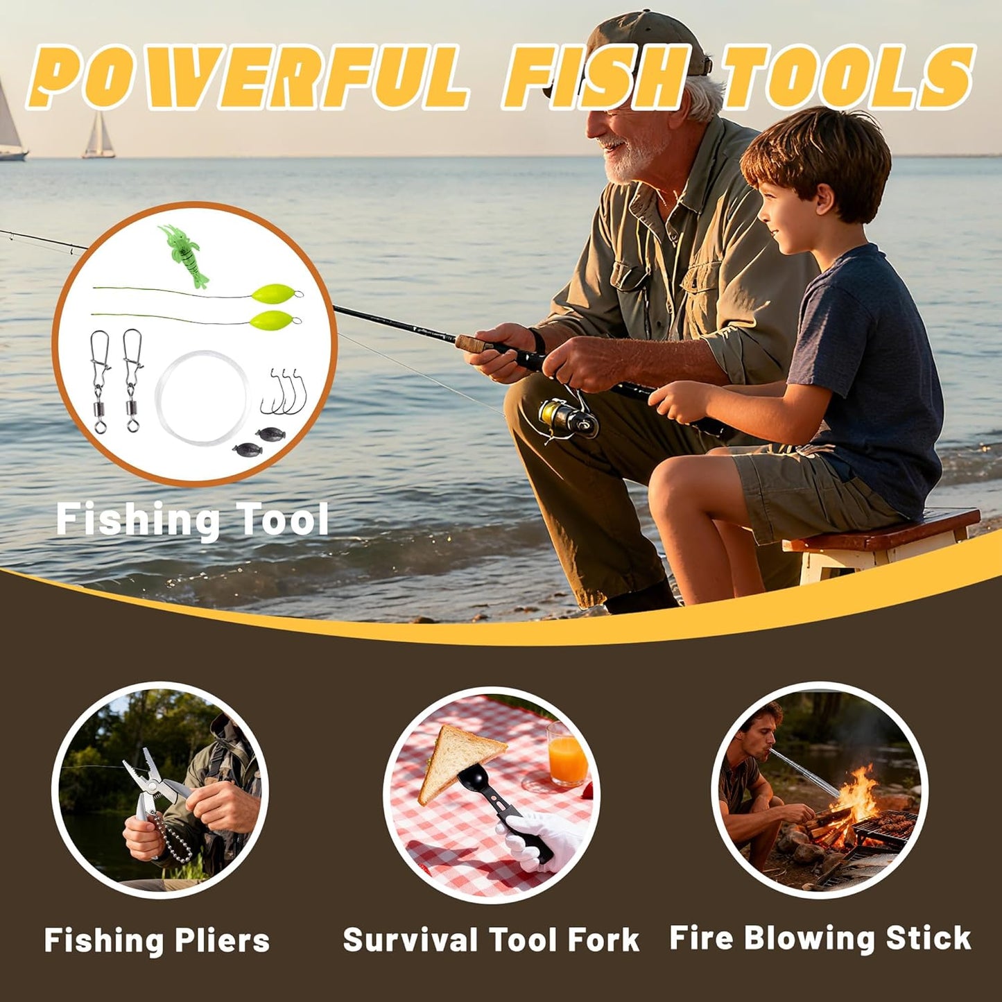 Survival Kit Advent Calendar 2025 - 24-Day Countdown with Outdoor Survival Tools for Men & Teens