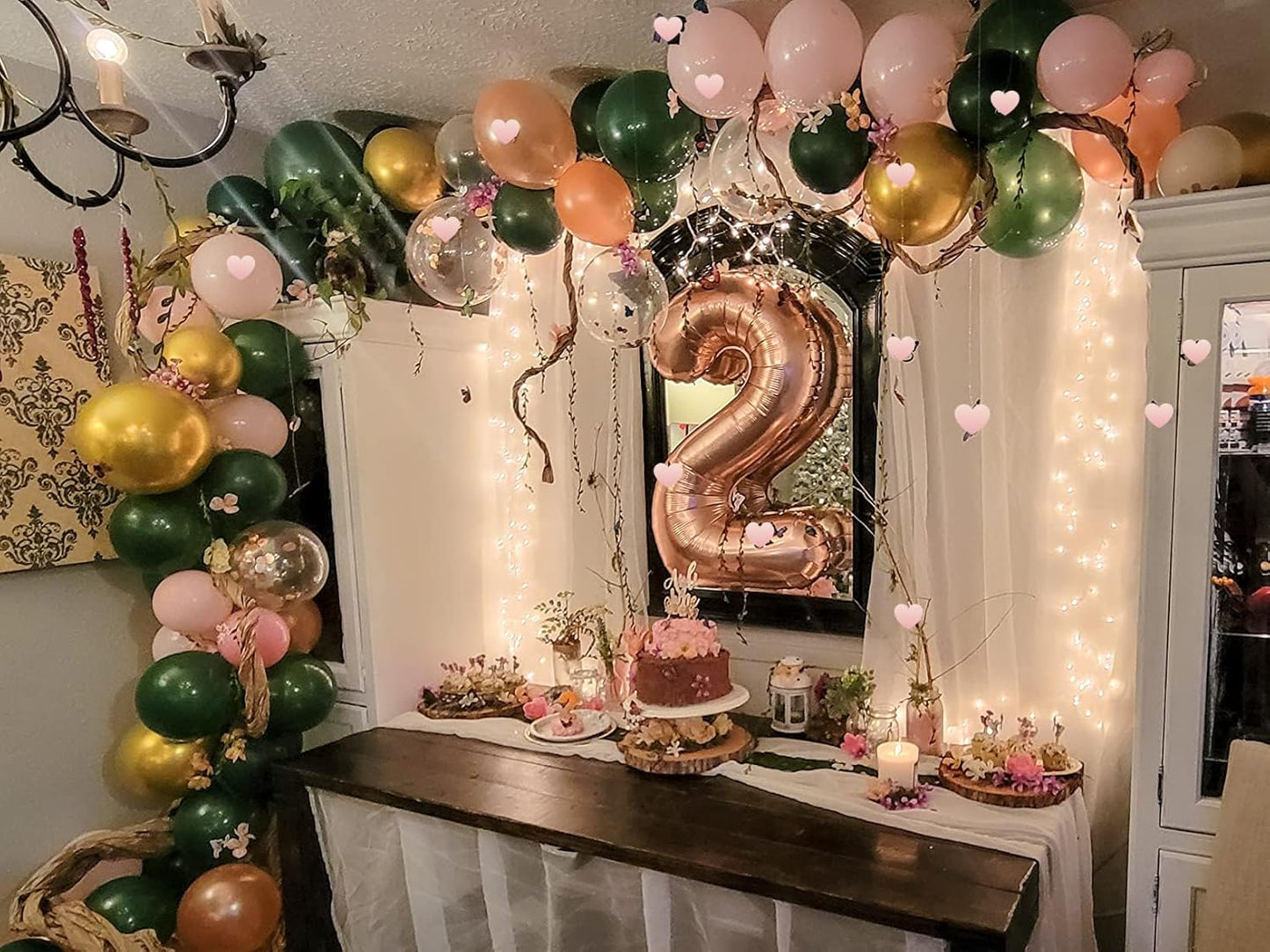 Rose Gold 12 Number Balloons - 40 Inch Birthday Decorations for Boys & Girls | Perfect for Engagements & Anniversaries
