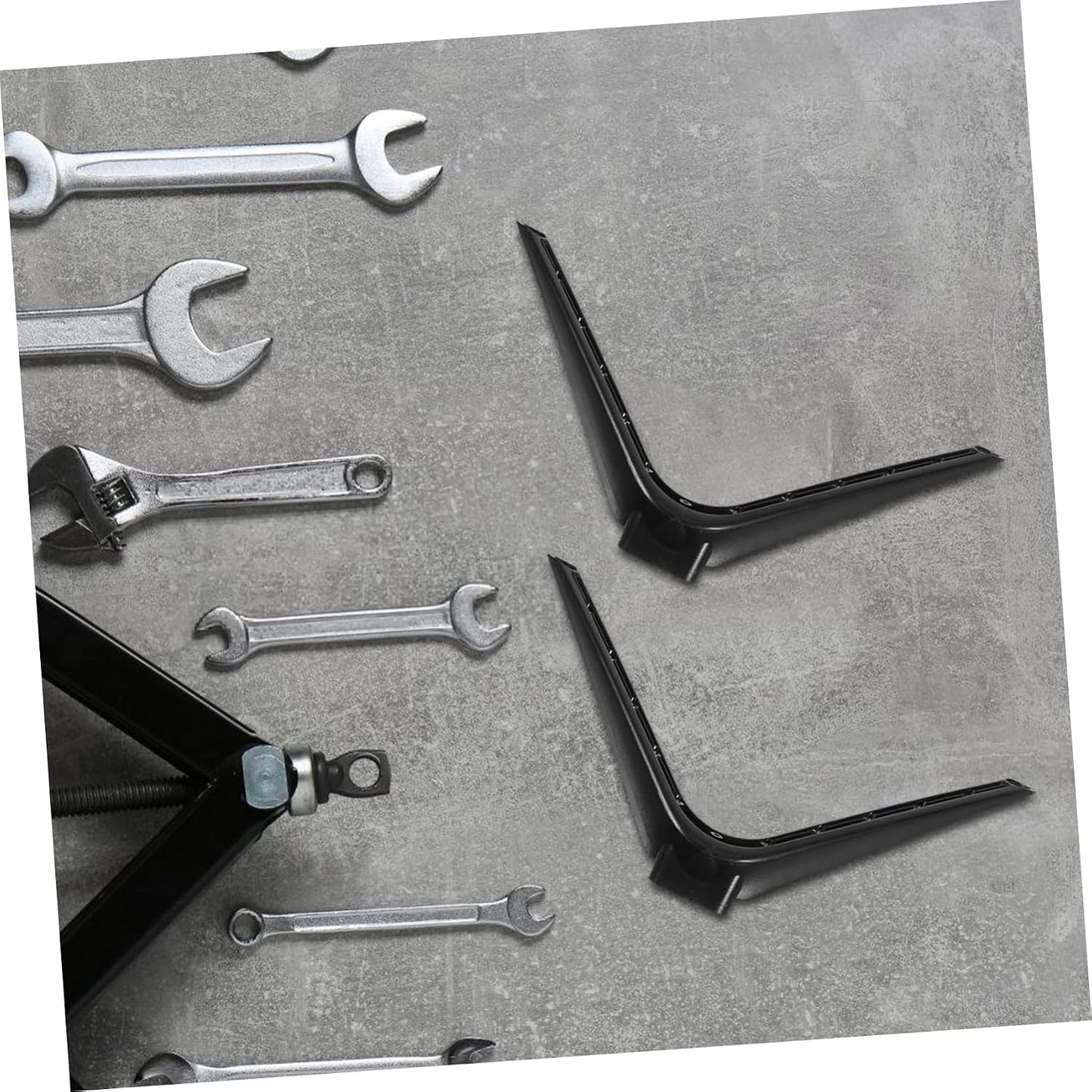 Alipis 1 Set No Drill Television Stand Bracket Sturdy Tabletop Base for Tvs Monitors Projectors Easy Installation