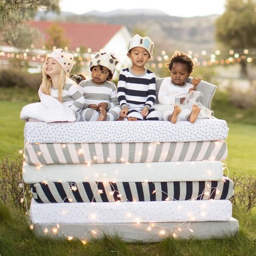 Burt's Bees Baby Organic Cotton Fitted Crib Sheet - Breathable for Standard Crib & Toddler Mattresses