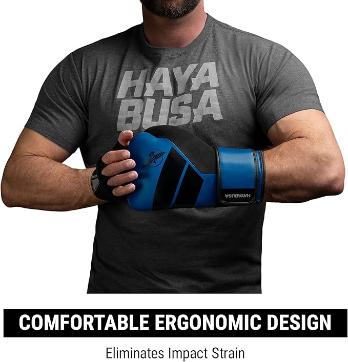 Hayabusa S4 PU Leather Boxing Gloves for Men, Women & Kids, 10oz, 12oz, 14oz, 16oz, Training, Sparring, Kickboxing, Fighting Sports, Taekwondo, MMA, Muay Thai & Arts