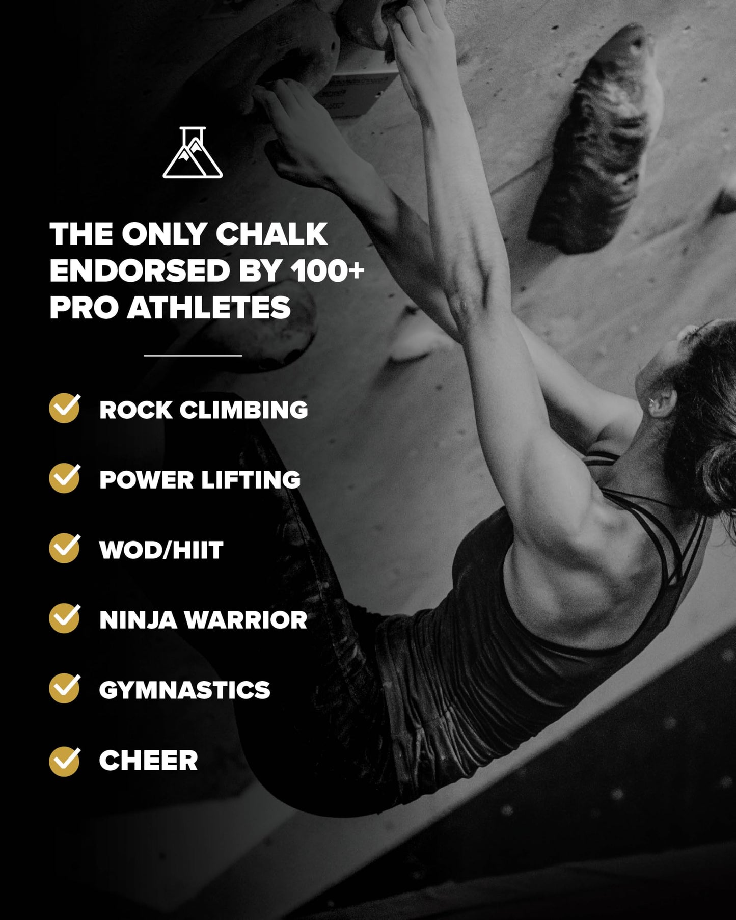 Friction Labs Magic Pro Chalk Sphere 2.2oz - Premium Moisture-Wicking Chalk Ball for Rock Climbing, Weight Lifting, Gymnastics, & Bowling - Mess Free Gym Chalk with Easy to Refill Sock
