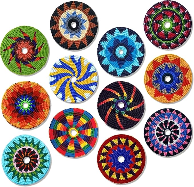 Buena Onda El Grande Flying Disc - 8'' Flexible Sport Disc for Indoor and Outdoor Play - Amazing Handmade Quality from Guatamala - Pocket Discs are Played in Over 20 Family Fun Games