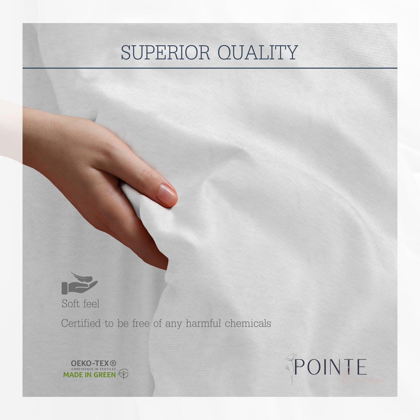 Pointehaven 180 GSM Cotton Flannel Duvet Set - Full/Queen, Scenic Toile, Blue