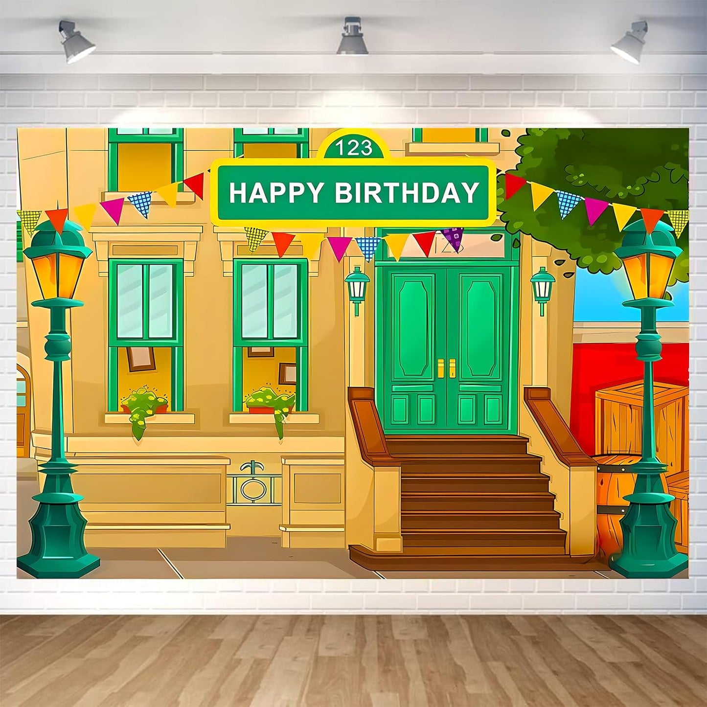 Generic 1st 7x5 Photography Background Crayon Stationery Birthday Backdrop Street House Baby Shower Background