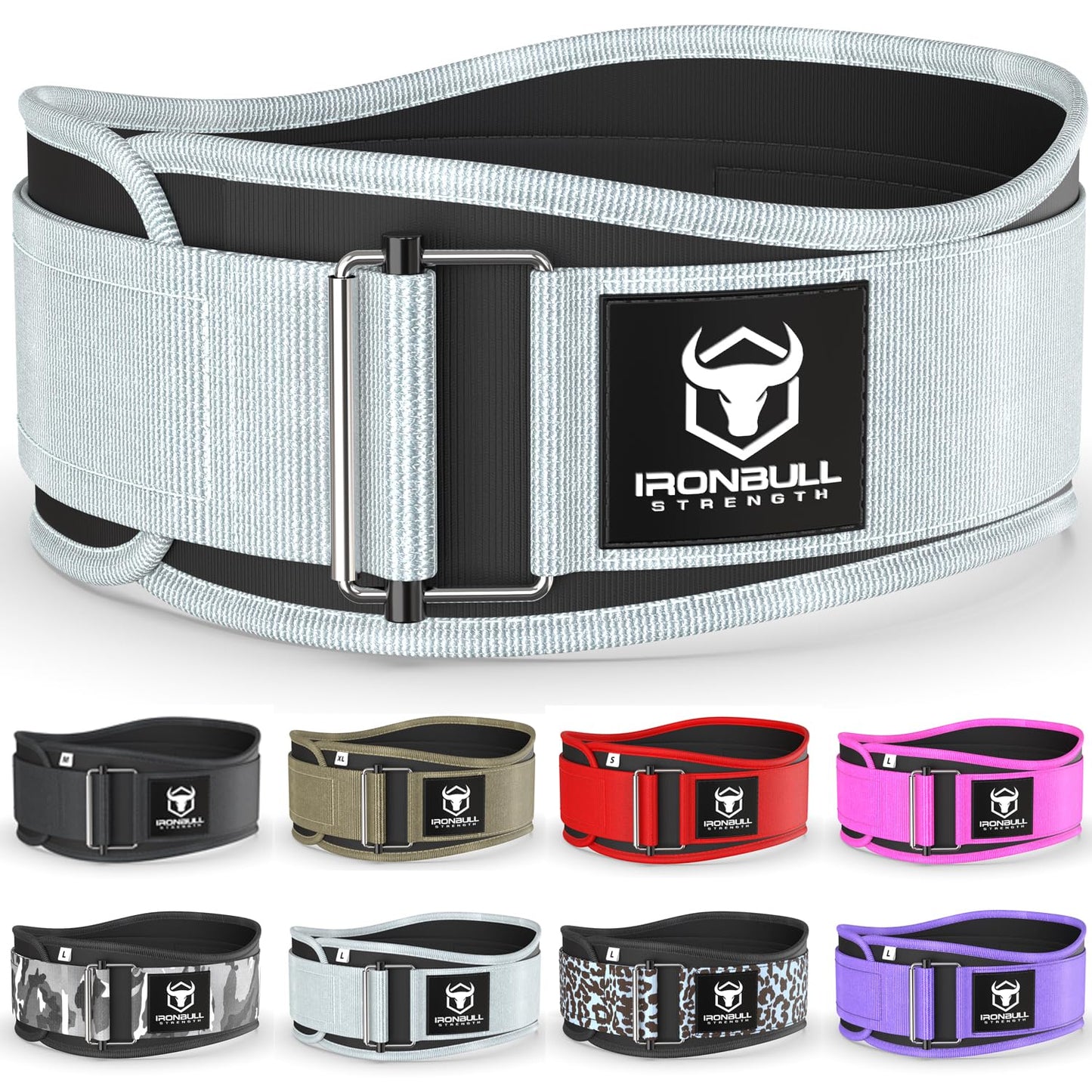 Weight Lifting Belt for Men and Women,Performance Auto-Locking Weightlifting Belt for Cross Training, Functional Fitness,Squats and Deadlift Contoured Weight Belts (XX-Large, Grey)