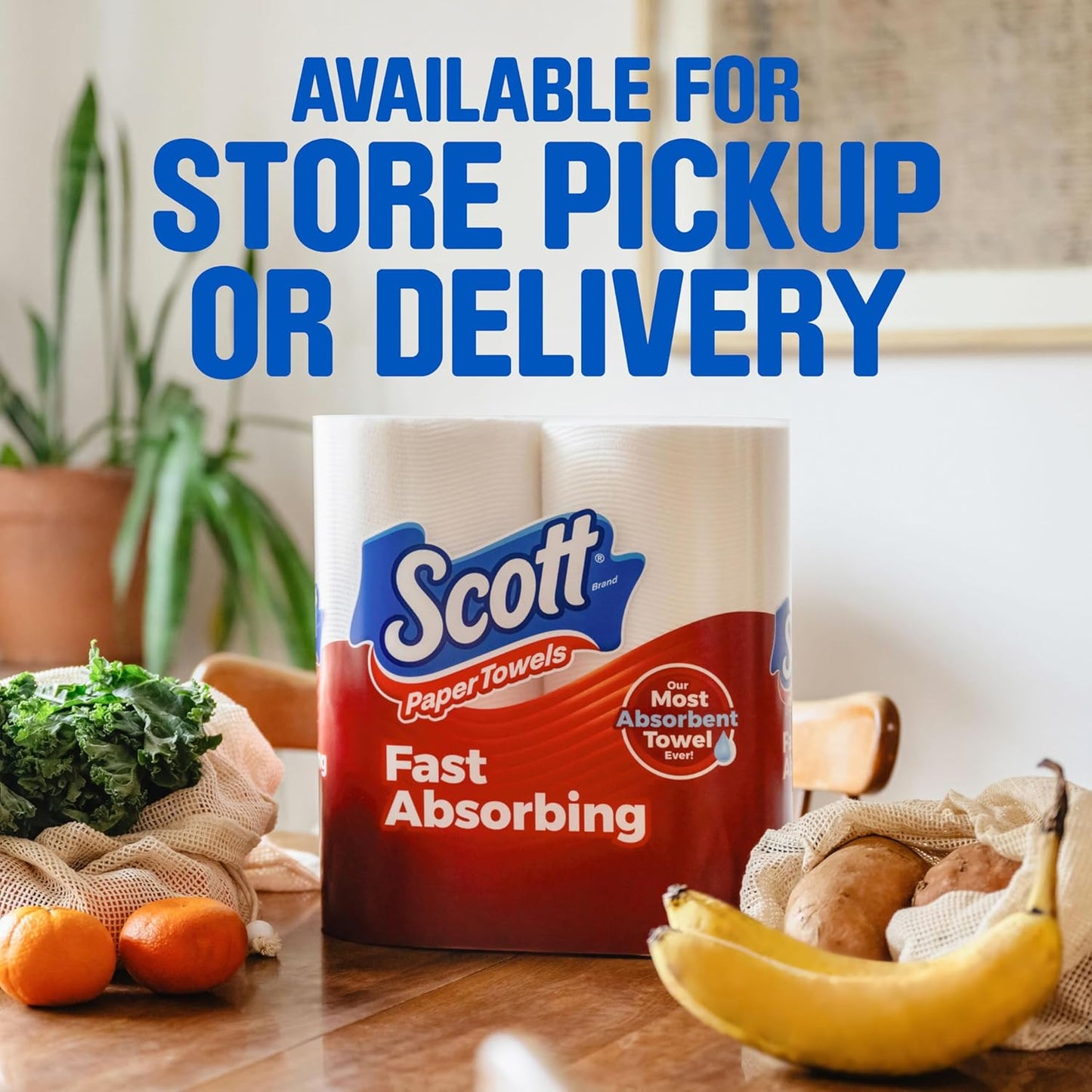 Scott Paper Towels - Choose-A-Sheet, 12 Double Rolls (100 Sheets Per Roll) for Ultimate Cleanliness