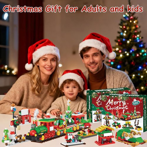 Christmas Advent Calendar 2025 - 24 Days Countdown Building Blocks Set | 777 PCS Surprise Gifts for All Ages