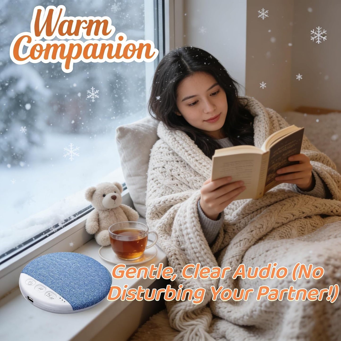 Generic 2026 New Sleep Pillow Speaker, Bluetooth White Noise Timer Wireless Sleep Aid, Hi-Fi Stereo Bass Private