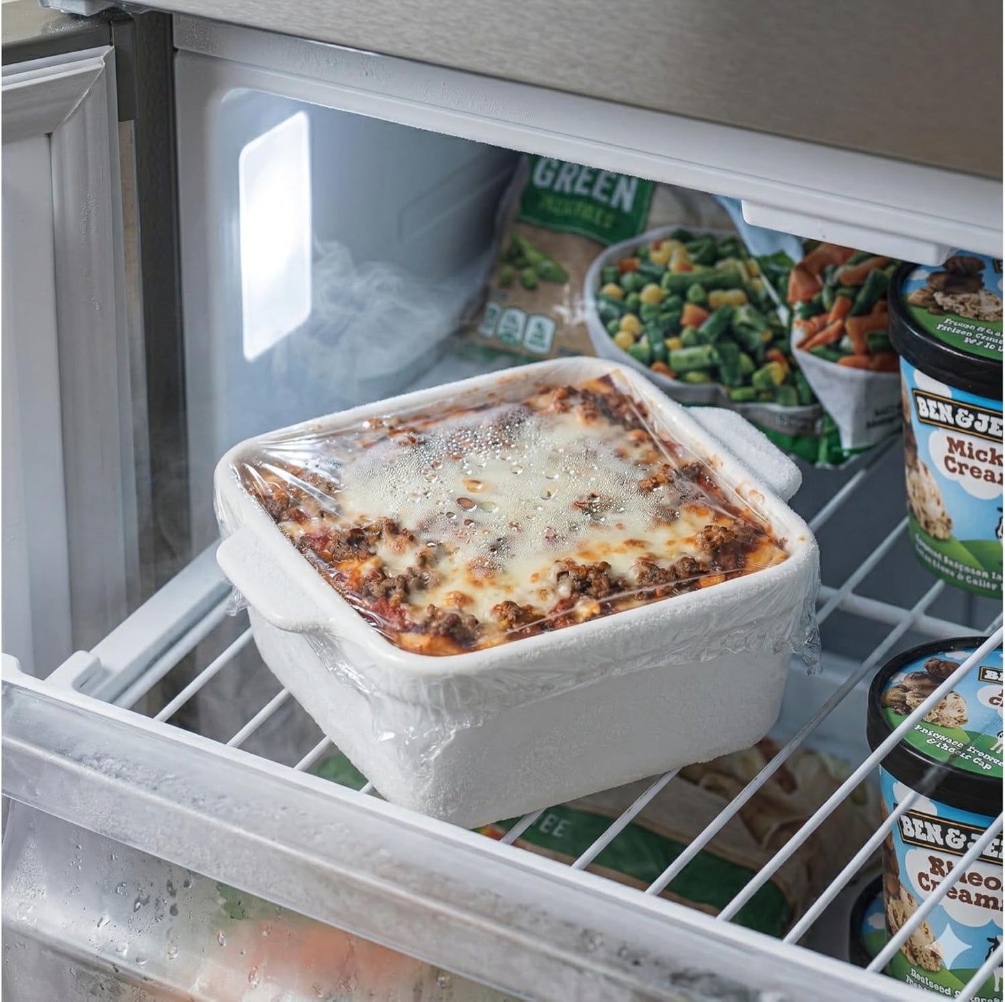Regine Switzerland 16 oz Small Baking Dish Set - 4 Ceramic Casserole Dishes for Oven & Freezer Safe Meal Prep