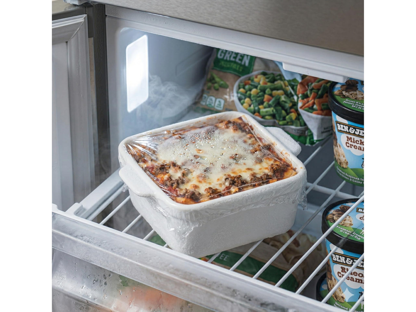 16 oz Small Baking Dish Set of 4, Individual Casserole Dishes for Oven, Ceramic Square Ramekins for Meal Prep, Lasagna, Desserts, Freezer Safe
