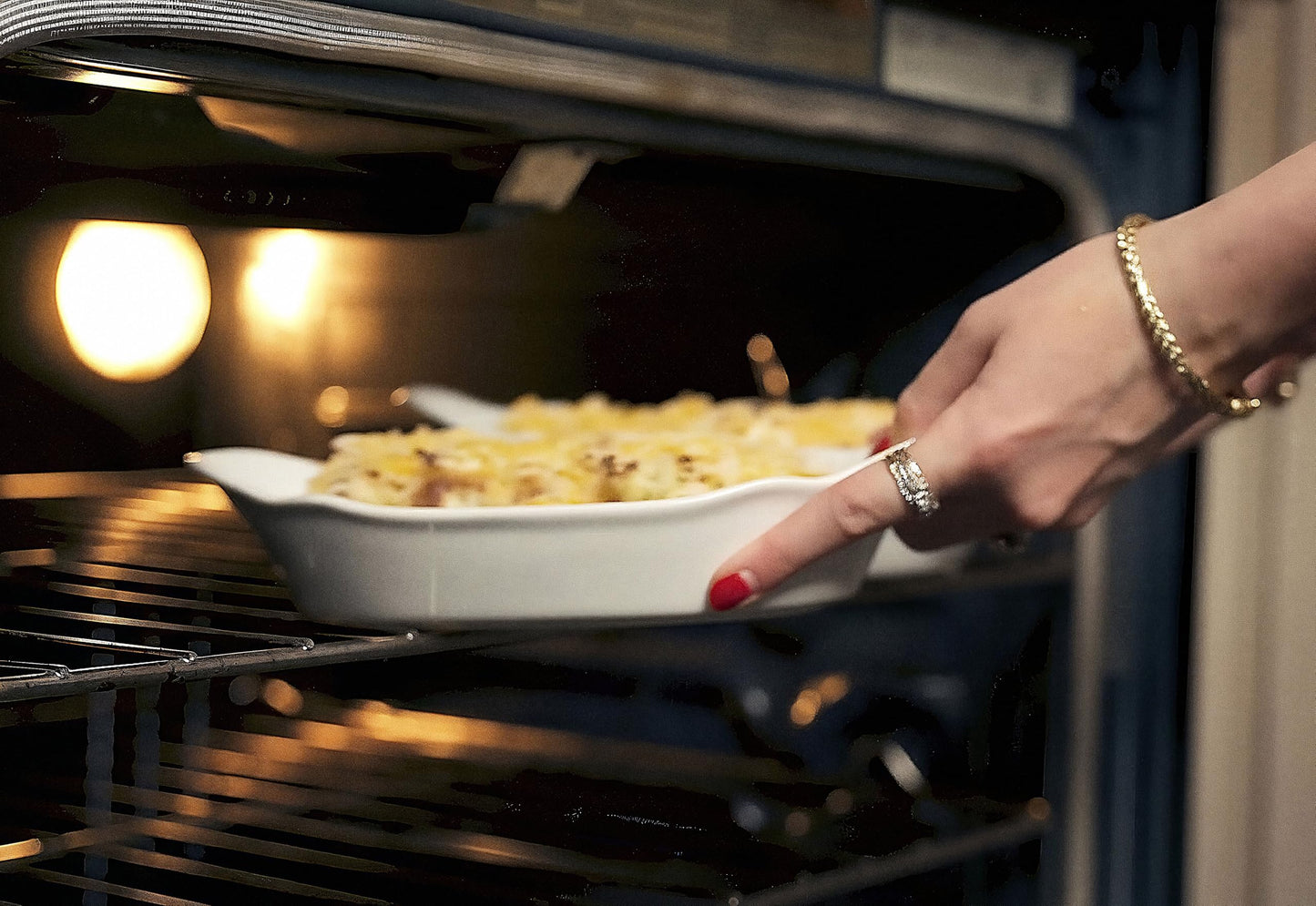 Au Gratin Baking Dishes, by Kook, Mini Casserole Dish, Set of 6, for Banana Split, Oven and Microwave Safe, Dishwasher Safe, Ceramic Dishes, Lasagna & Cobblers, Individual Serving, 12 oz (Ivory)