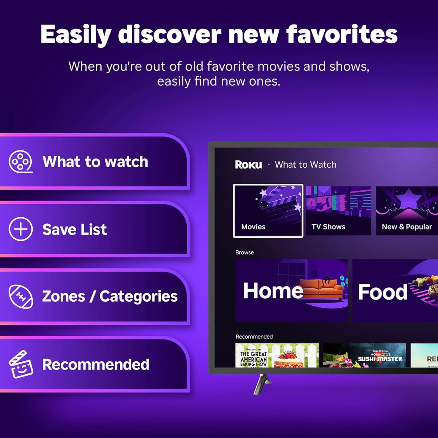 Roku Streaming Stick HD HD Streaming Device for TV with Voice Remote, Free & Live TV