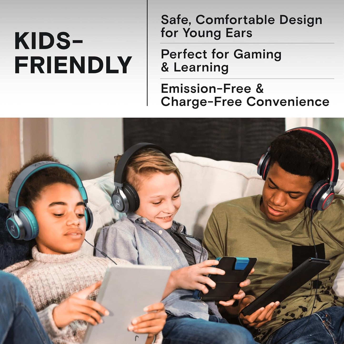 CL750 3.5mm) ARTIX Wired Headphones with Mic Noise Isolating On-Ear Headphones for Computer and Laptop Wired, Plug